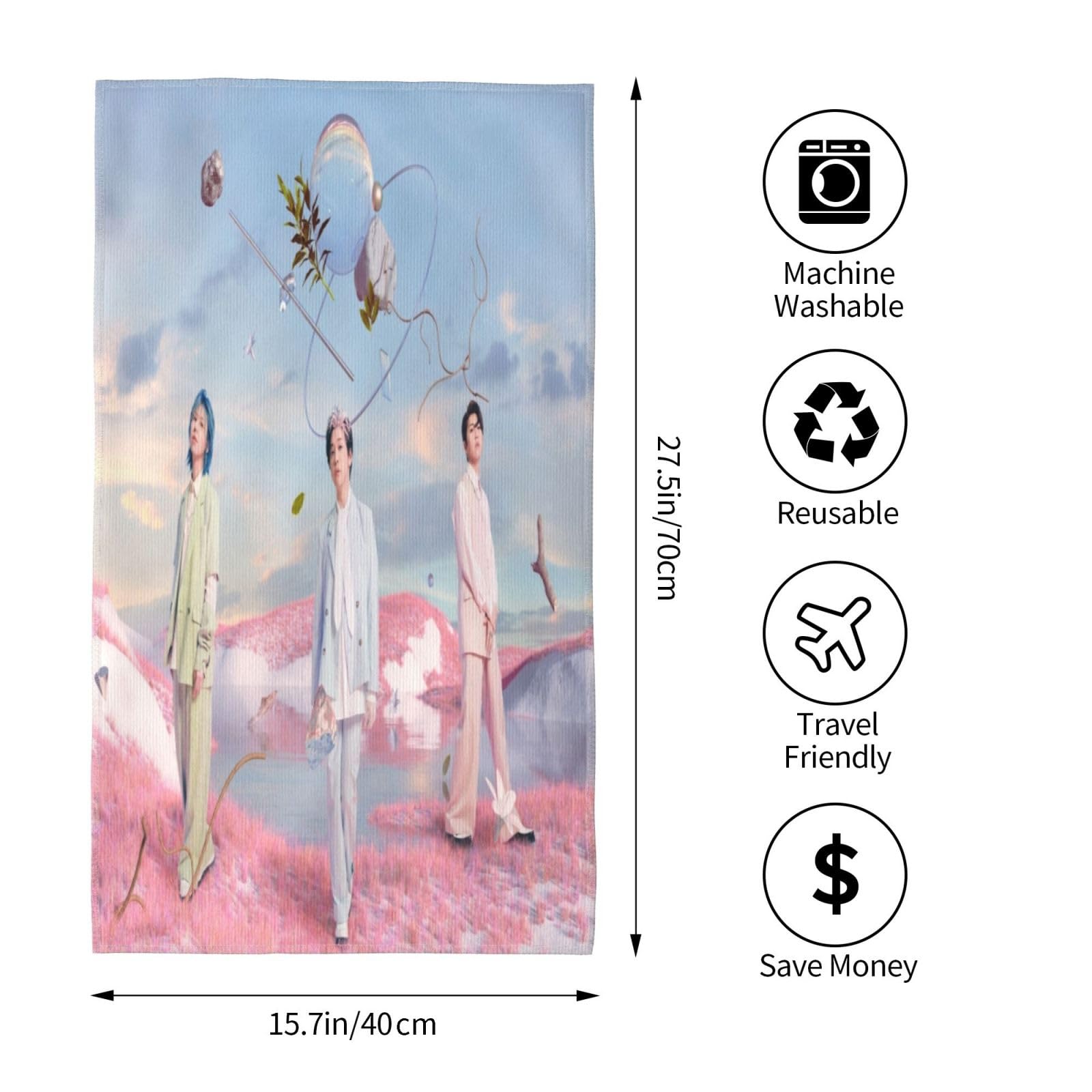 ハンプ、ミセス　タオル Mrs. GREEN APPLE 10 セブンネット 特典 マフラータオルの通販