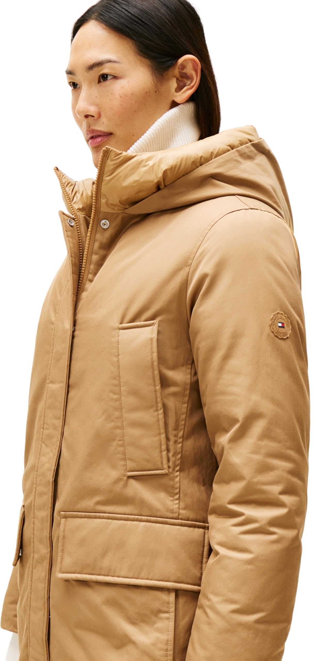Tommy Hilfiger Padded Nylon Reg Parka Ww0ww46533 Parka Femme (lot de 1)