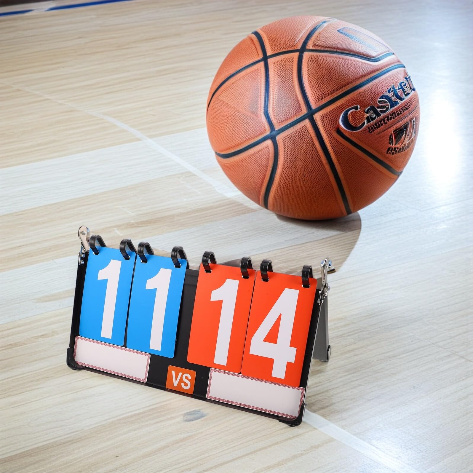 Tragbare Multifunktions sportanzeigetafel Flip Scoreboard für Volleyball Basketball Snooker Tischtennis Billiard Spielstandanzeige mit Großer Sichtbarer Ziffernanzeige