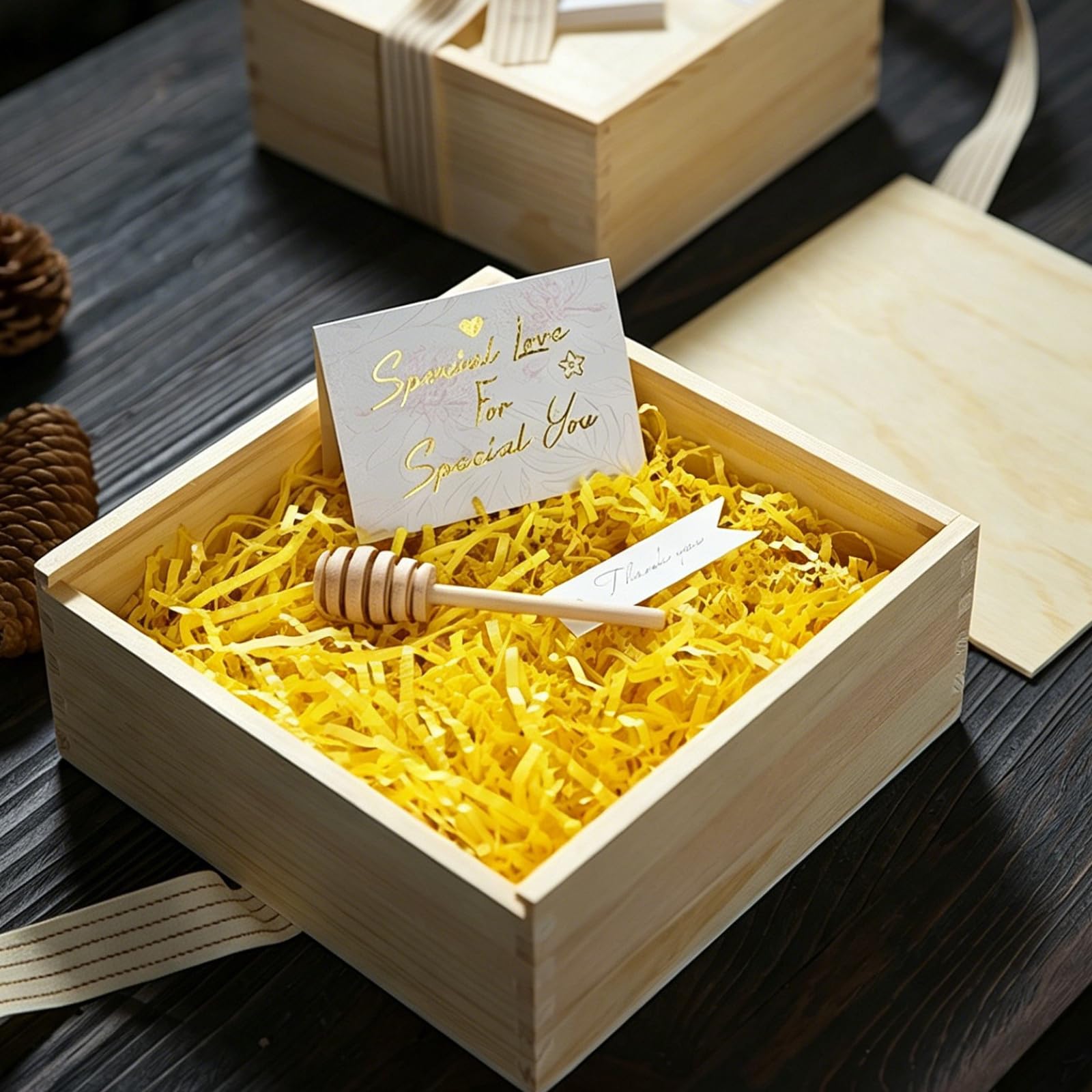WOPPLXY Riempimento di scatole regalo in carta velina triturata gialla da 1,5 kg | Carta velina sminuzzata per riempire cesti, giallo brillante, carta velina triturata per scatole regalo, cesti, imballaggi