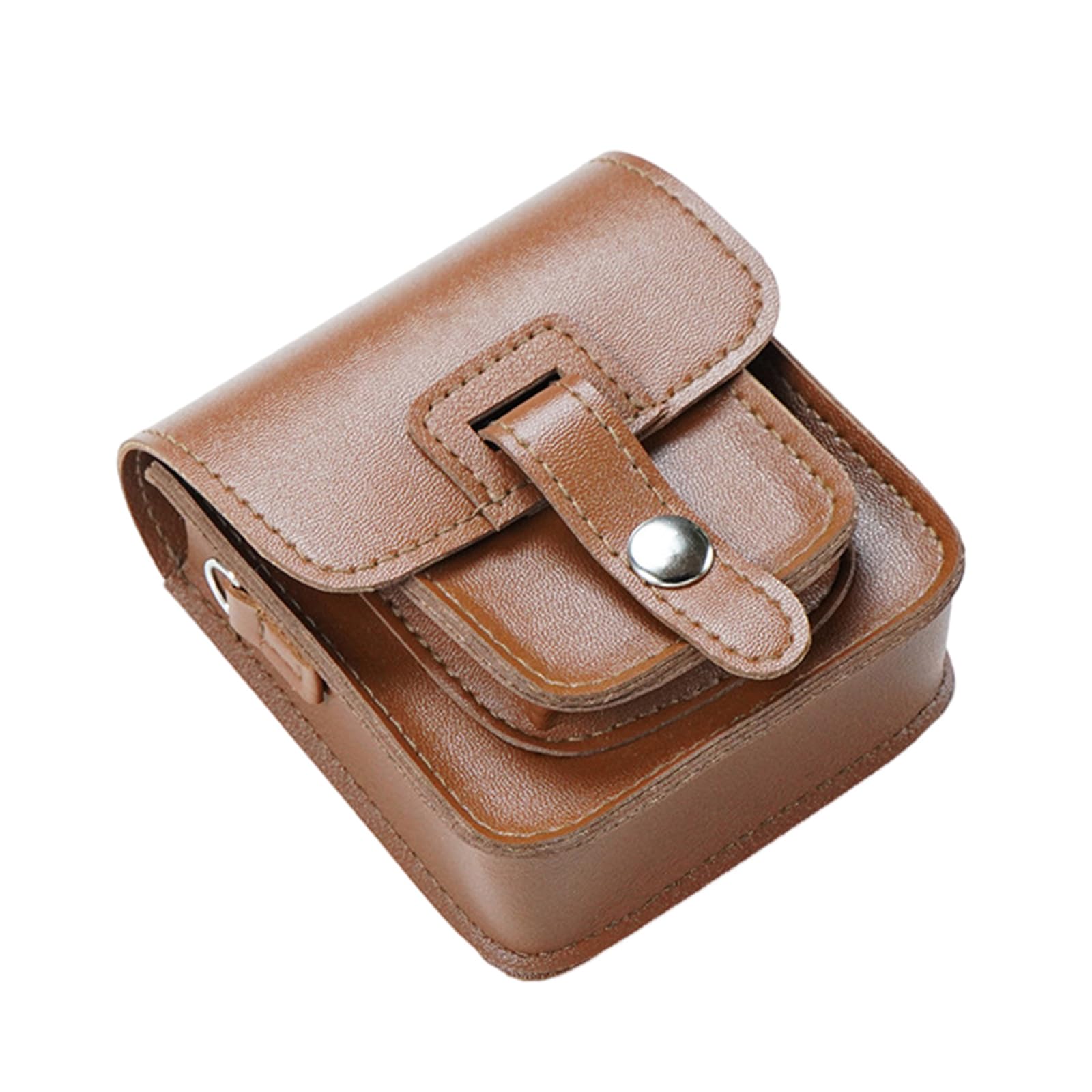 CAZSTYK Stylish Leather Storage Case Pouches Organizers Carrying Bag for RG34XXSP Handheld Game Console Daily Commute Portable Game Console Case