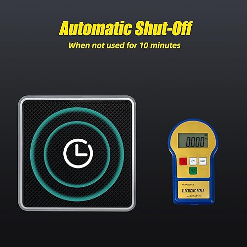 Vista 2 de BACOENG Báscula electrónica digital de carga de refrigerante de 220 libras para recuperación de freón HVAC AUTO AC con apagado automático, luz Azul