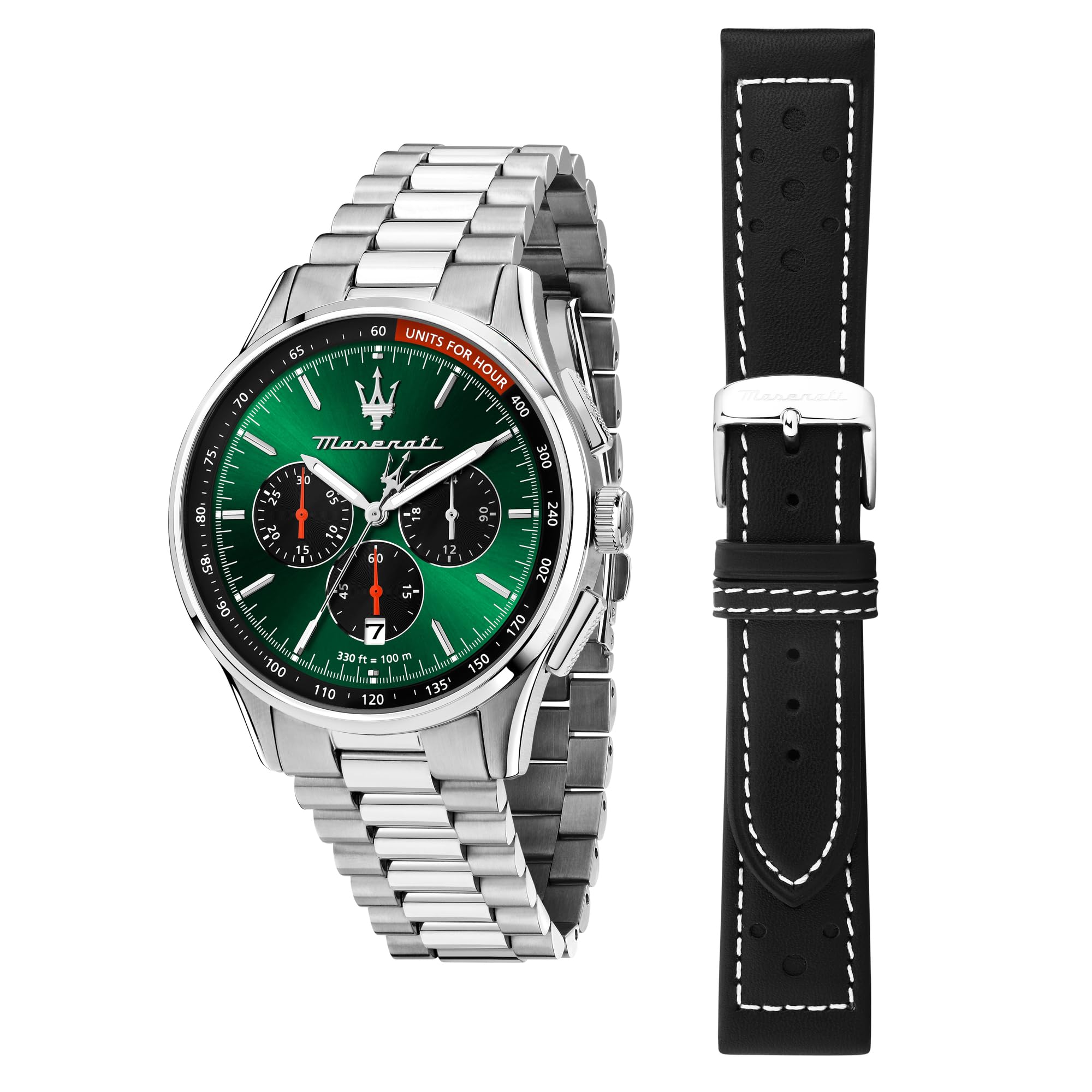 Maserati Reloj Hombre, Cronógrafo, Analógico, 42 mm, Colección SORPASSO, Special Pack - R8873624002