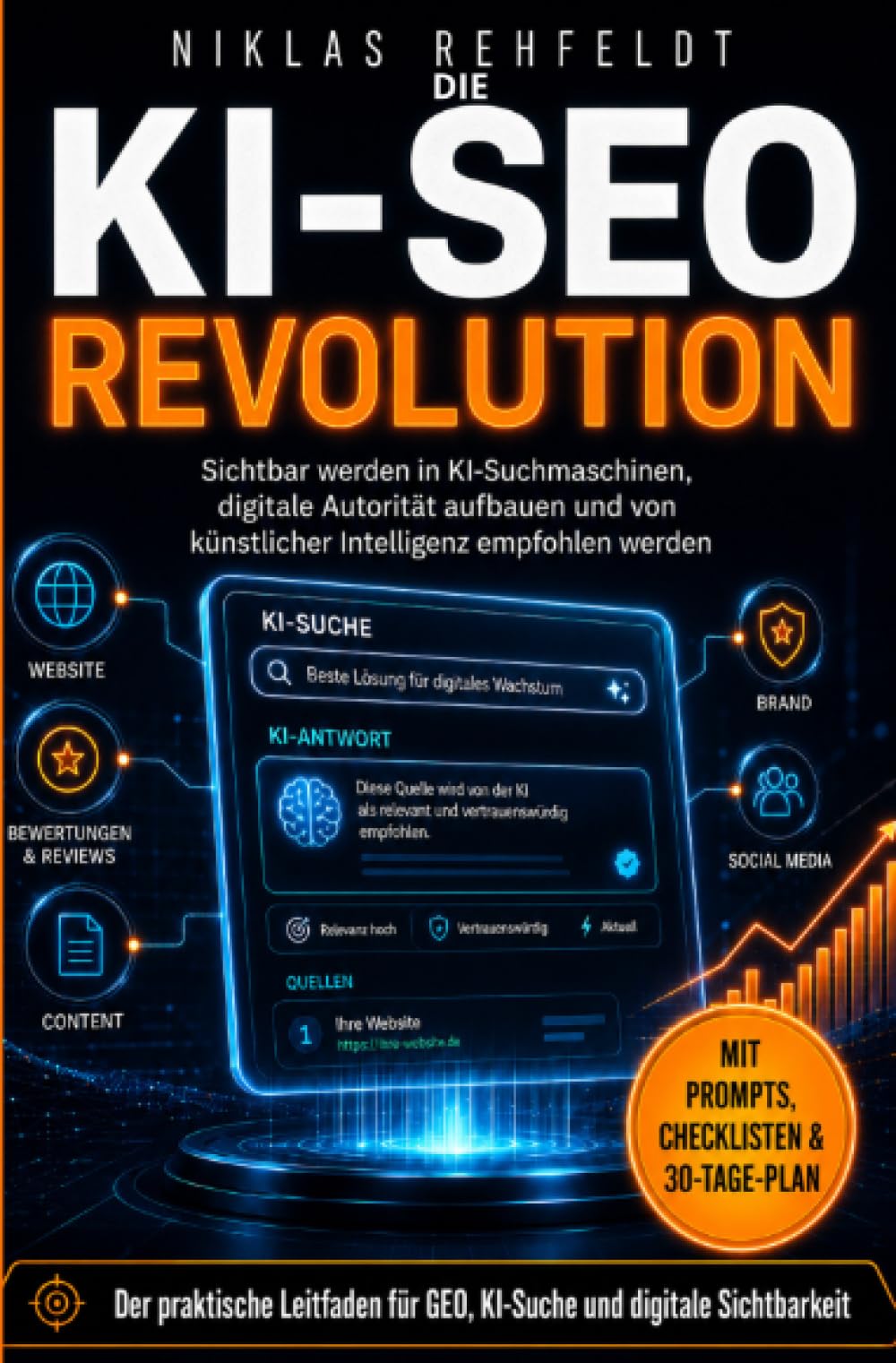 Die KI SEO Revolution: Wie man von ChatGPT und künstlicher Intelligenz gefunden wird. Sichtbar werden in KI-Suchmaschinen, digitale Autorität aufbauen und von künstlicher Intelligenz empfohlen werden