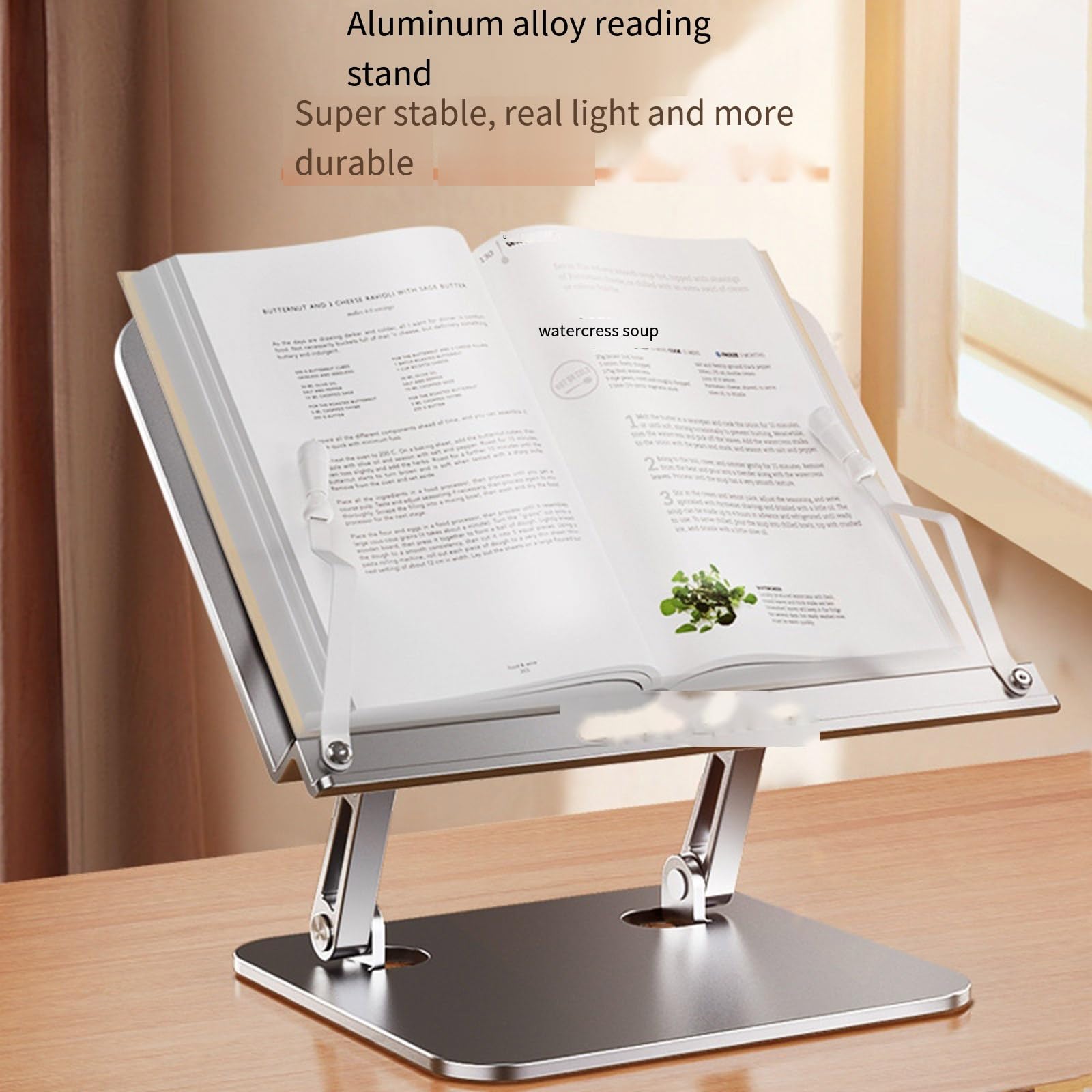 Supporto per laptop ergonomico pieghevole in alluminio per desktop Riser regolabili Supporto portatile Fit 10 17 pollici Portatili Argento Pieghevole Notebook Holder