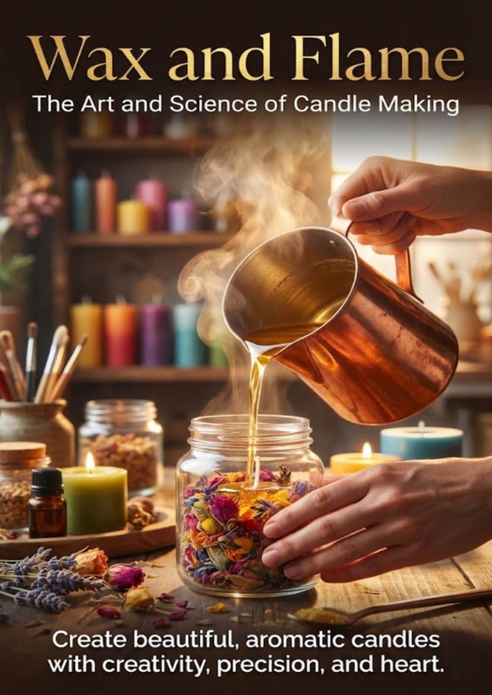 Wax and Flame: The Art and Science of Candle Making: Create beautiful, aromatic candles with creativity, precision, and heart.