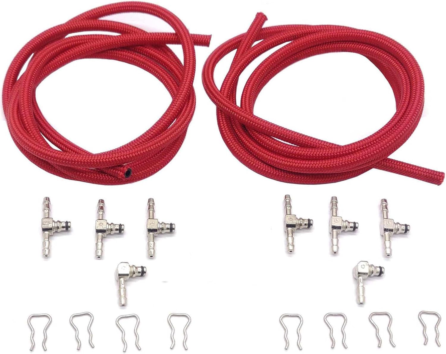 OKAY MOTOR Fuel Injector Return Line with Metal Fittings