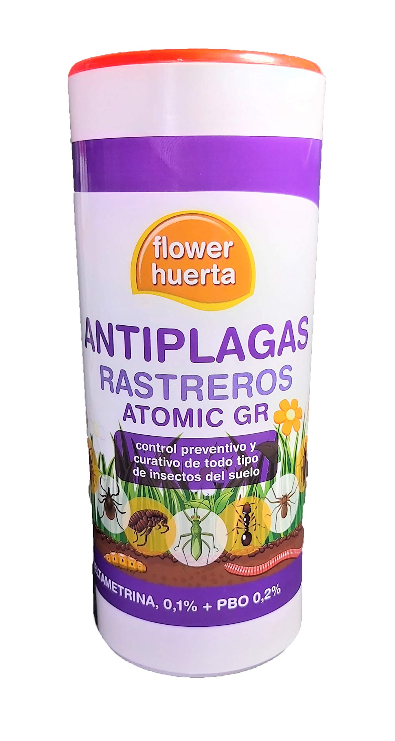 Insecticida Suelos granulado permetrina 0.1 + PBO 0.2% 1KG (2x500) (sustituye al clorpirifos) para plantación de Huerta y desinfección de Suelo. Tratamiento válido para 2000 Metros Cuadrados.