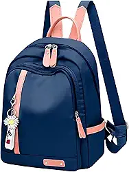 Mochila Feminina Escolar Trabalho Reforçada Bolsa Mulher Passeio Casual Ajustável Com Pingente