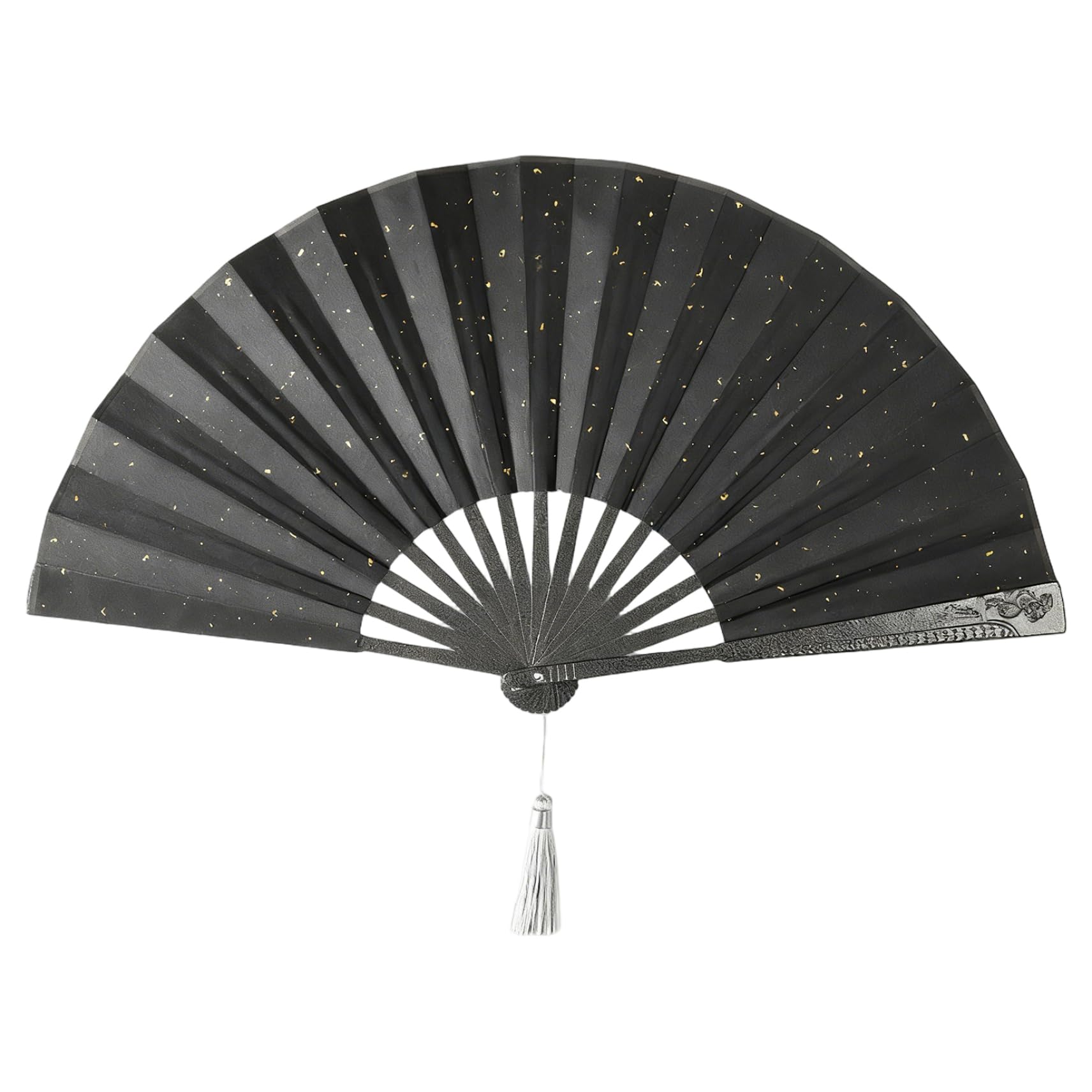 Éventail traditionnel en métal motif dragon idée cadeau homme