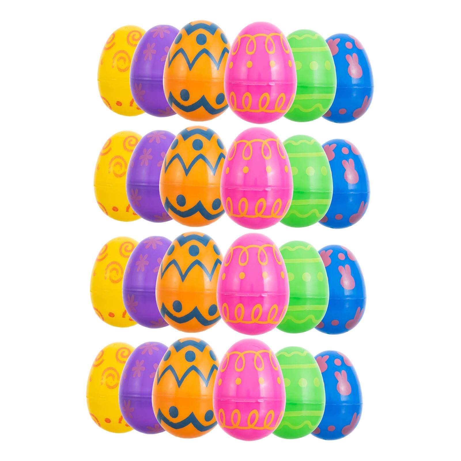 24 œufs de Pâques à remplir pour décorations et jouets surprises festifs