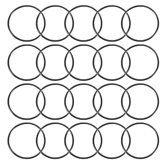 TA-VIGOR 20pcs Nitrile Rubber O-Rings 80mm OD 73.8mm ID 3.1mm Width, Metric Nitrile Rubber Sealing Gasket for Automotive or Air Conditioning Repair, Filter, Pump, Water Hose, Engines, Valves