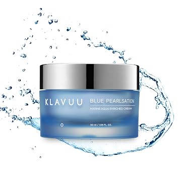 BLUE PEARLSATION MARINE AQUA ENRICHED CREAM - Hypoallergenic Deep Moisturizer with Apple Water for Nourished, Balanced Skin, Perfect for Sensitive Skin Seeking Hydration and Radiance 1.69 floz