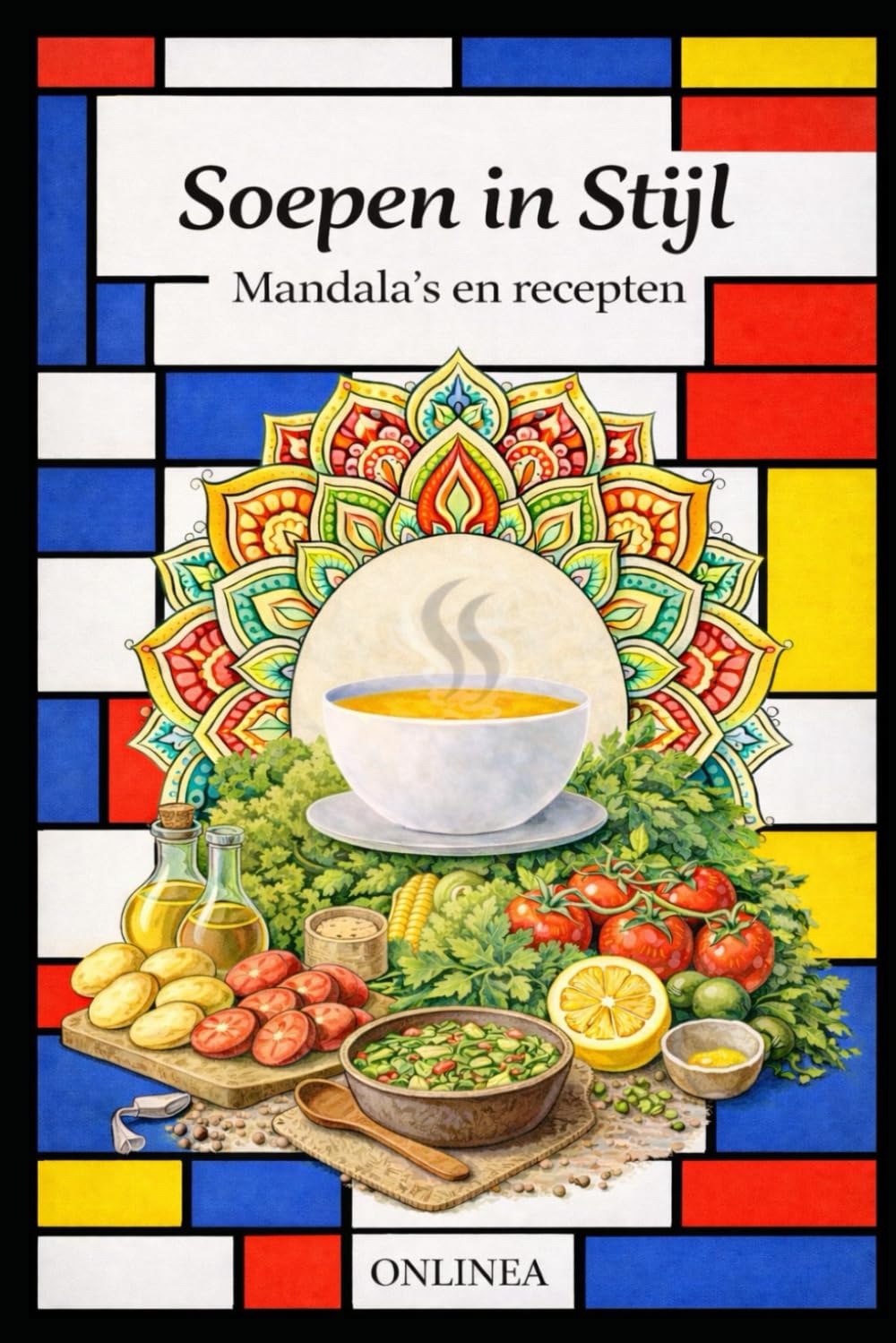 Soepen in Stijl: Mandalas en recepten (Colorful Books)