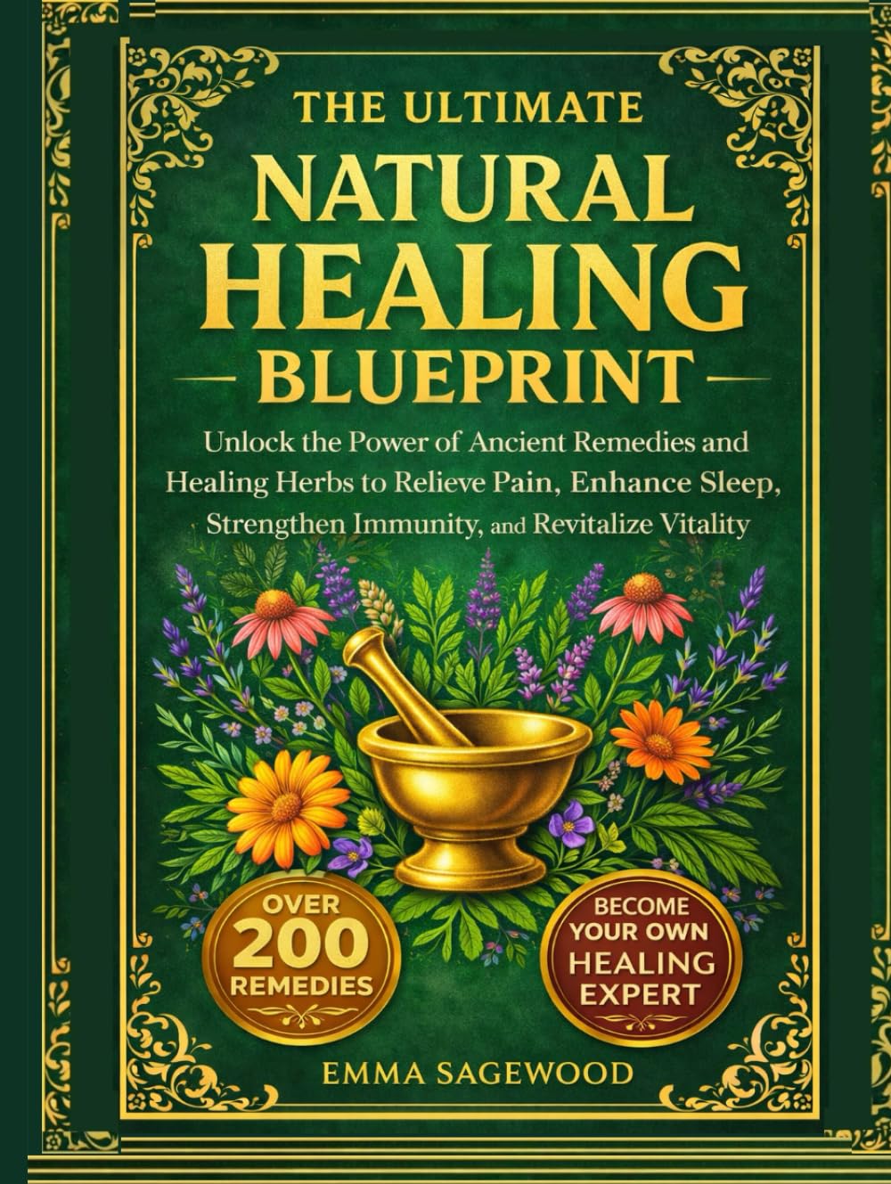 THE ULTIMATE NATURAL HEALING BLUEPRINT: Unlock the Power of Ancient Remedies and Healing Herbs to relieve Pain, Enhance Sleep, Strengthen Immunity and Revitalize Vitality