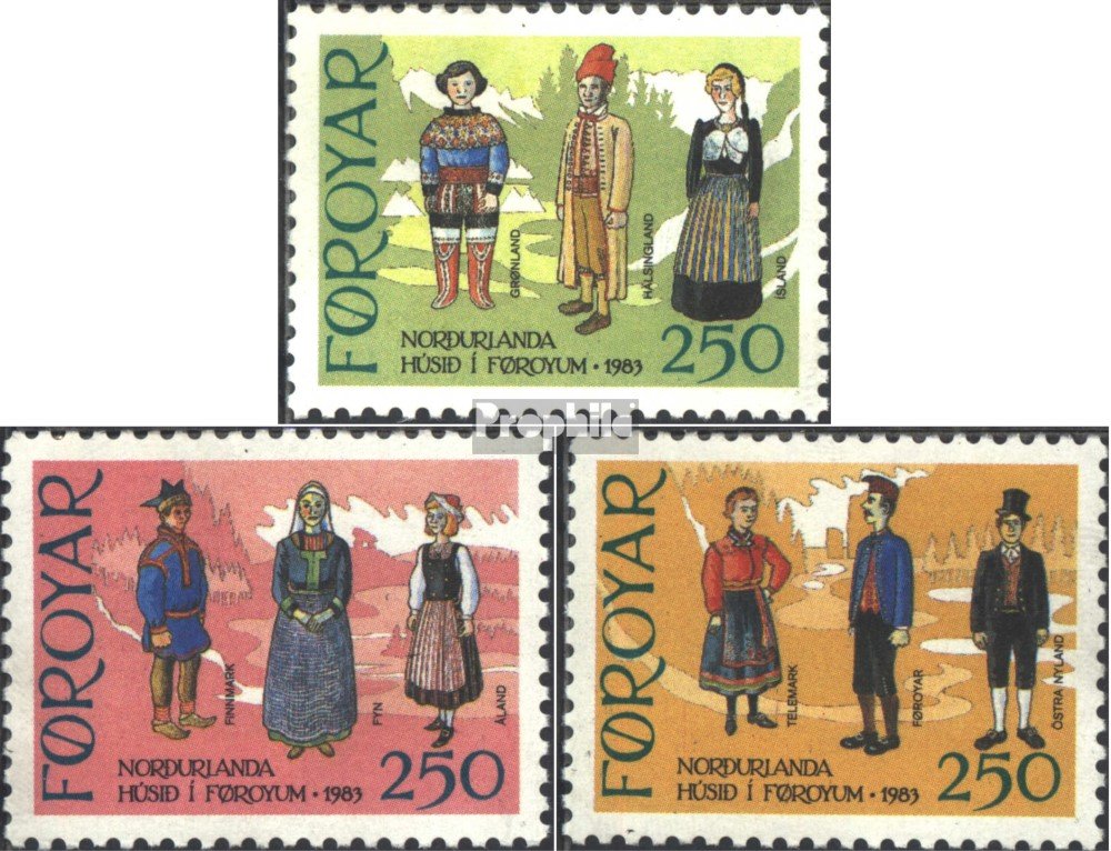 PROPHILA Sammlermarke: Dänemark - Färöer 1983 Fische, 4er-Satz Postfrisch MNH