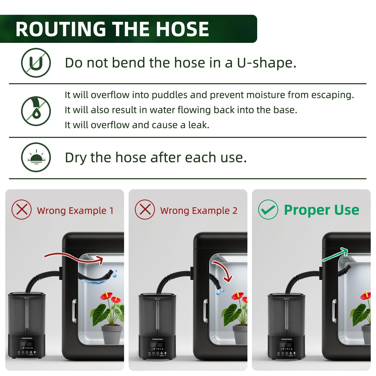 Tararium Umidificatore automatico per terrario con timer e sensore di umidità - Umidificatore automatico per serpenti, camaleonti, tartarughe - Nebbia ultrasonica silenziosa - 5 litri