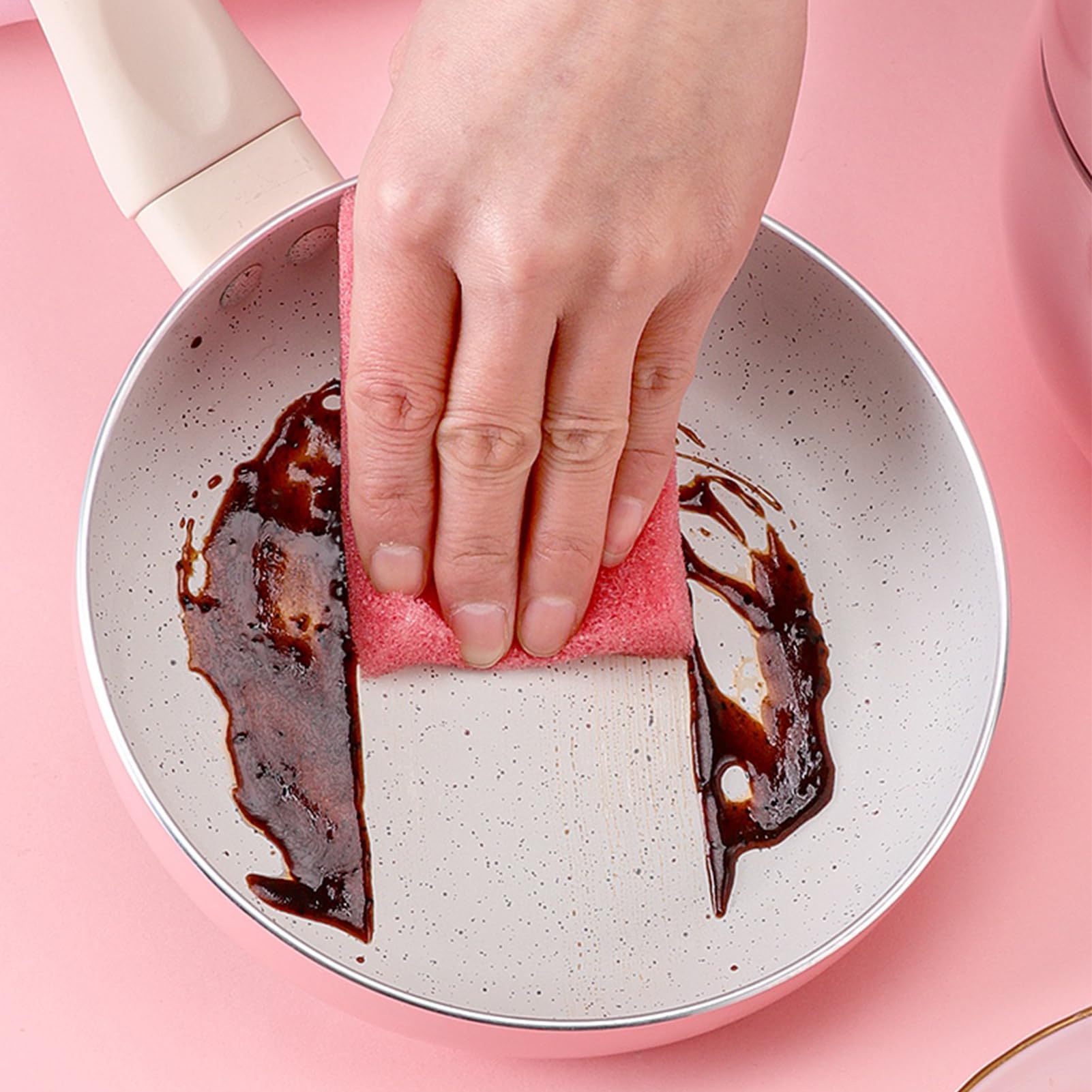 Creative Antihaft Milchtopf, Tomatenförmiger Butterwärmer, Babynahrung Supplement Pan Perfekt zum Kochen von Eiern, Erwärmen von Milch, Mini Edelstahl Milchtopf für Induktion, Gas und Elektroherd
