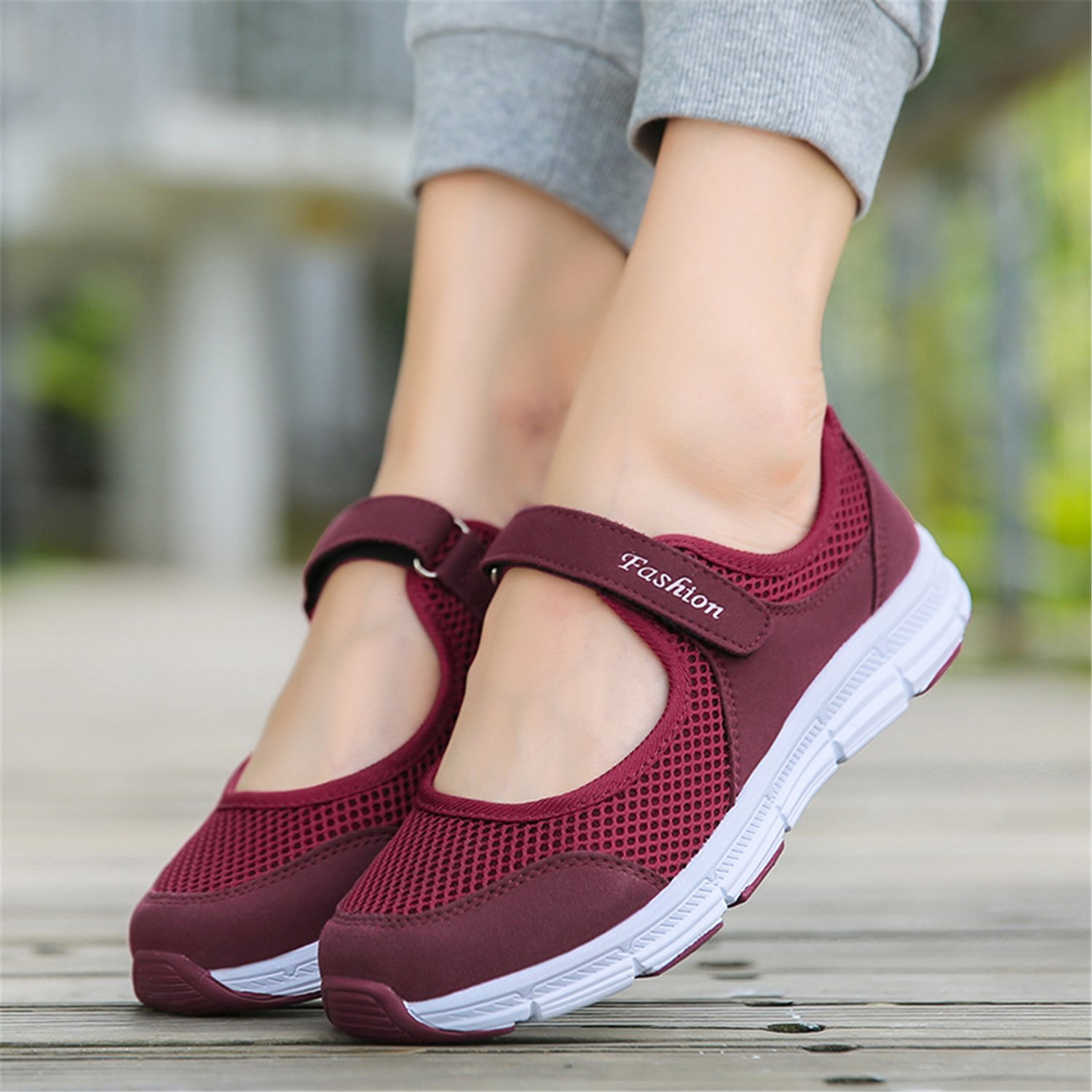 Kimily-UK Sandali Sportivi Donna Scarpe Basculanti Mesh Scarpe Fitness Dimagranti Scarpe da Camminata Moda Scarpe da Ginnastica Anti Scivolo Maglia Nuovo Traspirante Estive 35-42