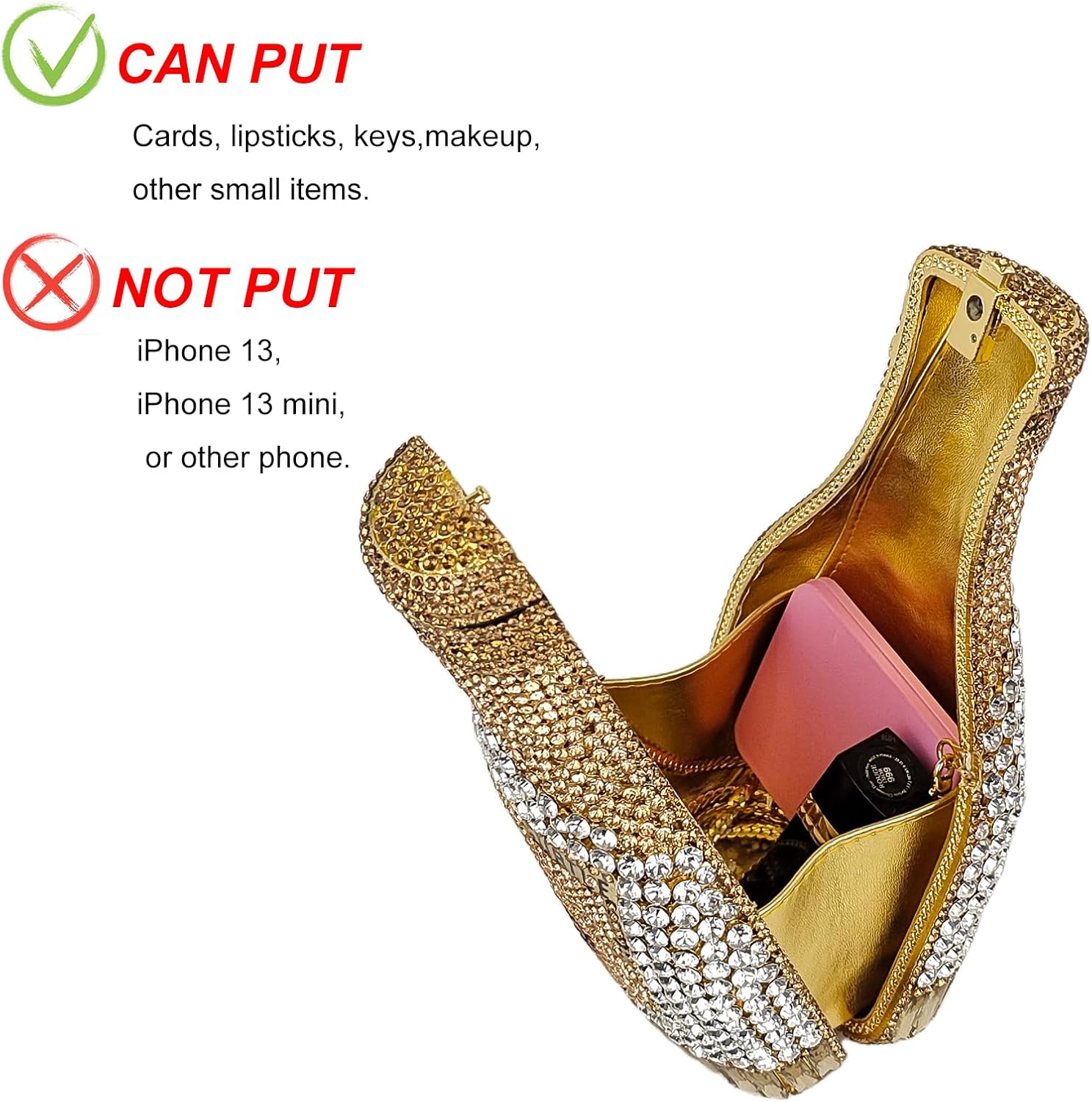 Unique Champagne Bottle Evening Bag Rhinestone Clutch Purse Luxury Crystal Women Handbag Cheers for Party Cocktail