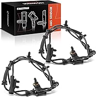 A-Premium Front ABS Wheel Speed Sensors Pair for Jeep Wrangler 2007-2018 JK - Driver & Passenger Side, Replaces 52060156AD 68003281AA