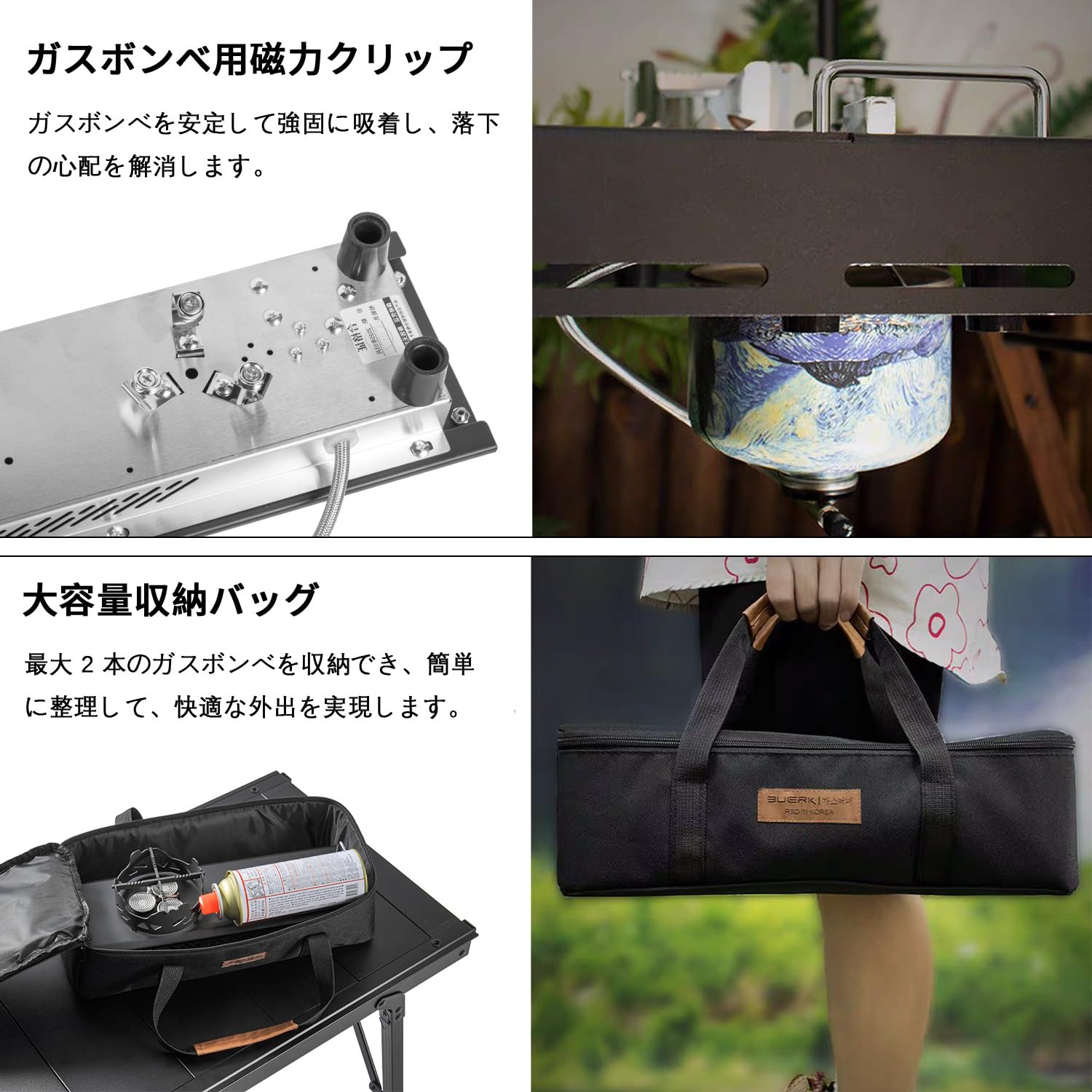 Amazon.co.jp: IGTテーブル用 シングルバーナー 折りたたみ式 遮熱