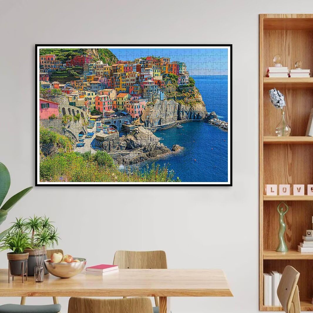 Puzzle 1500 Pezzi, Puzzle Italia per Adulti, 87x57cm, Compact Box -4480