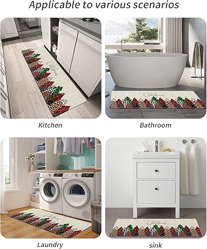 Miniatura 6 de Tapete de baño para árbol de Navidad, antideslizante, de secado rápido y absorbente, de tierra de diatomeas, para fregadero de cocina, lavable,