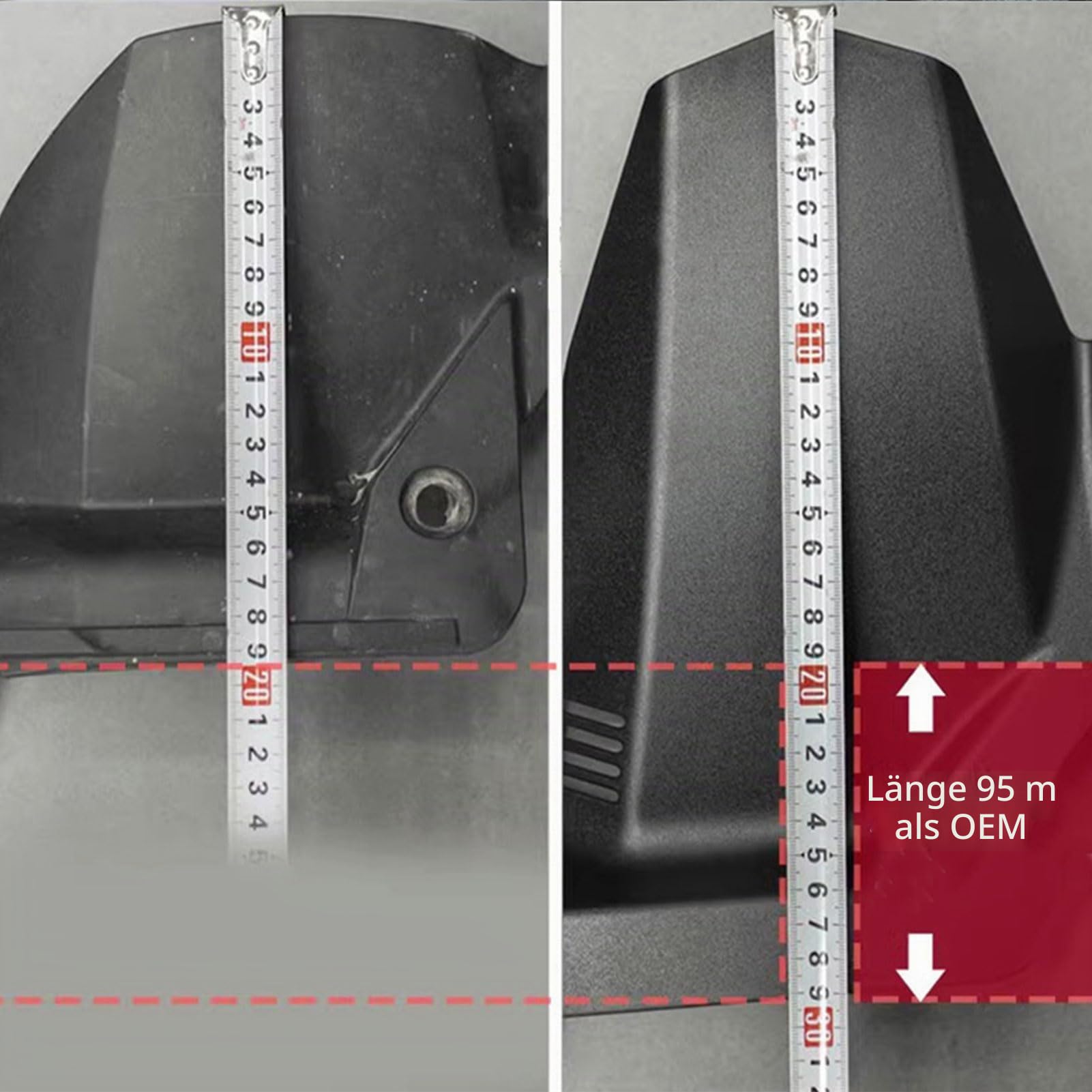 WOOGA Für HO&N&DA ADV350 ADV-350 ADV 350 2022 2023 2024 2025 Hinterrad Hugger Fender Kotflügel Schlamm Splash Schutz Motorrad Zubehör (Schwarz)