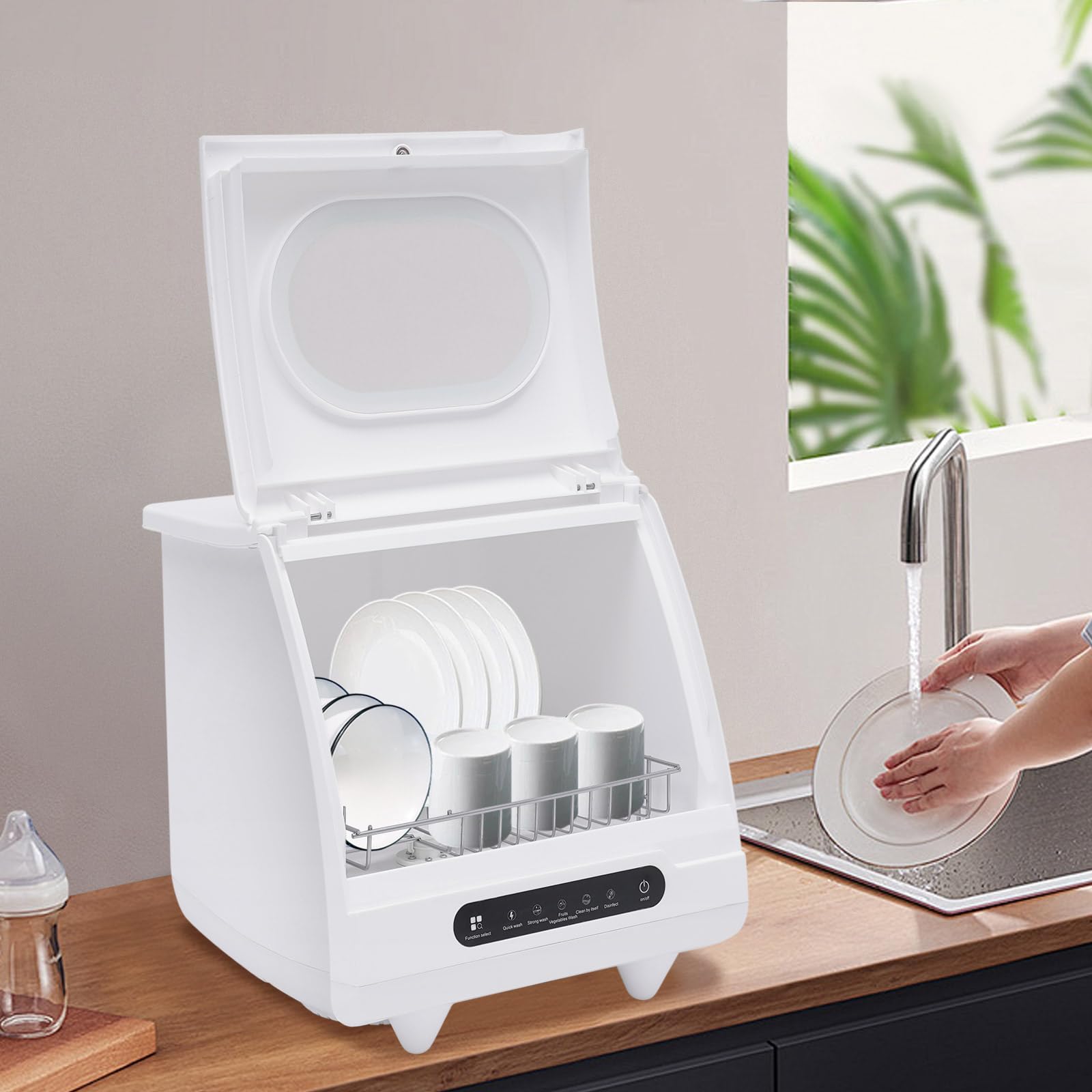 Countertop Dishwasher Portable Automatic Dishwasher Mini