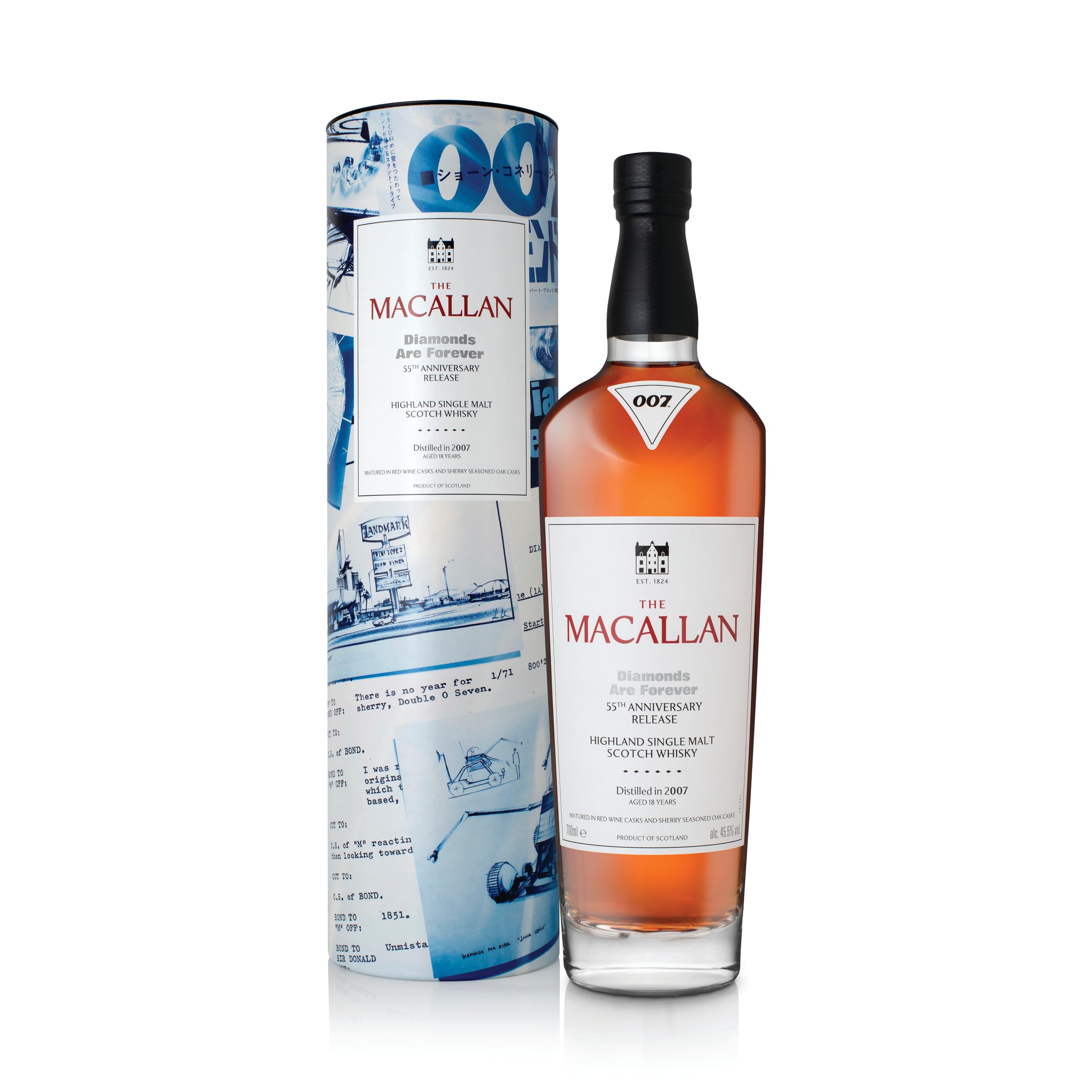 The Macallan Diamonds Are Forever 55th Anniversary Release Whisky - Limited Release