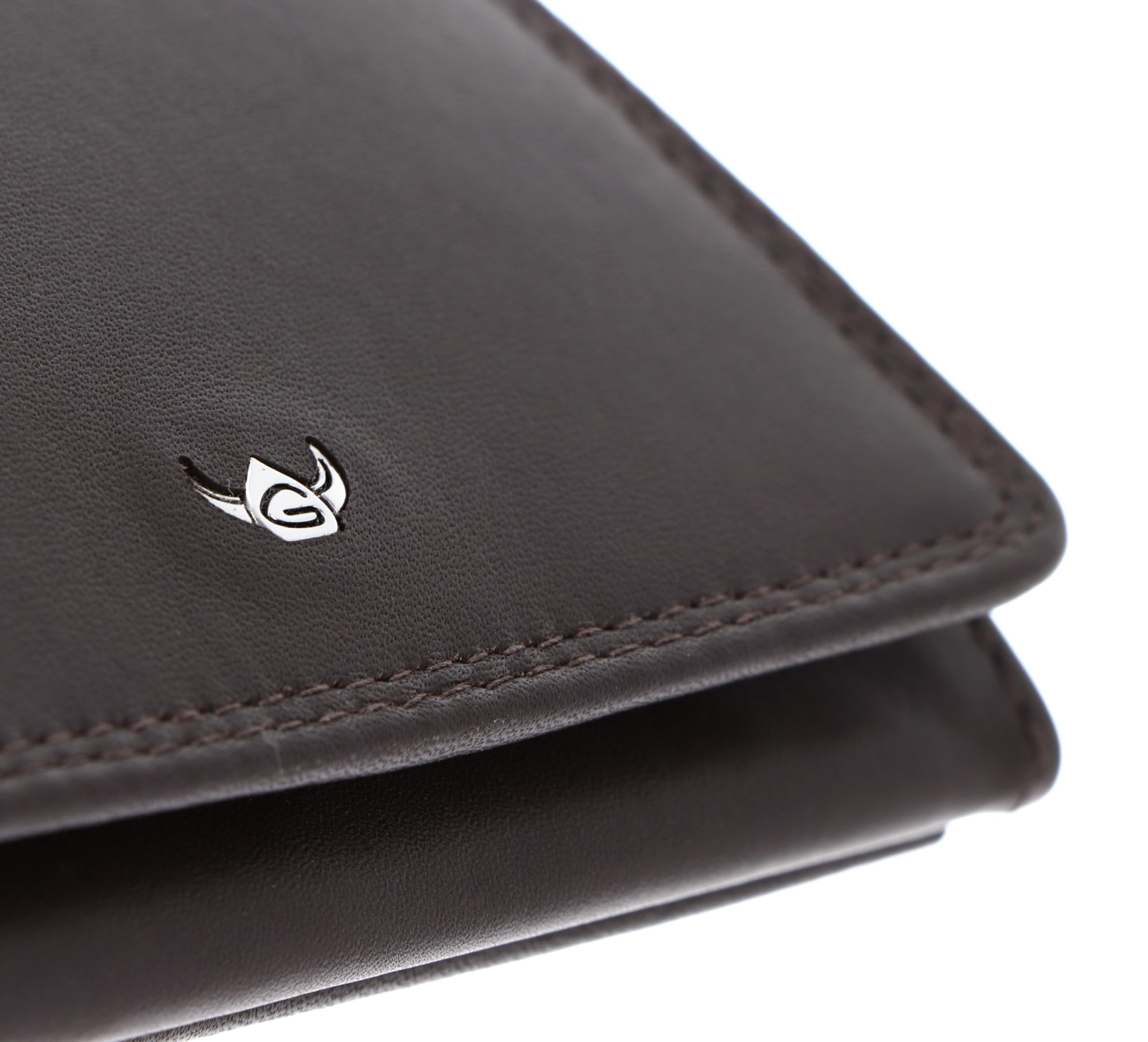 Golden Head Leder Geldbörse Polo RFID Protect Wiener Schachtel 1183 Dunkelbraun