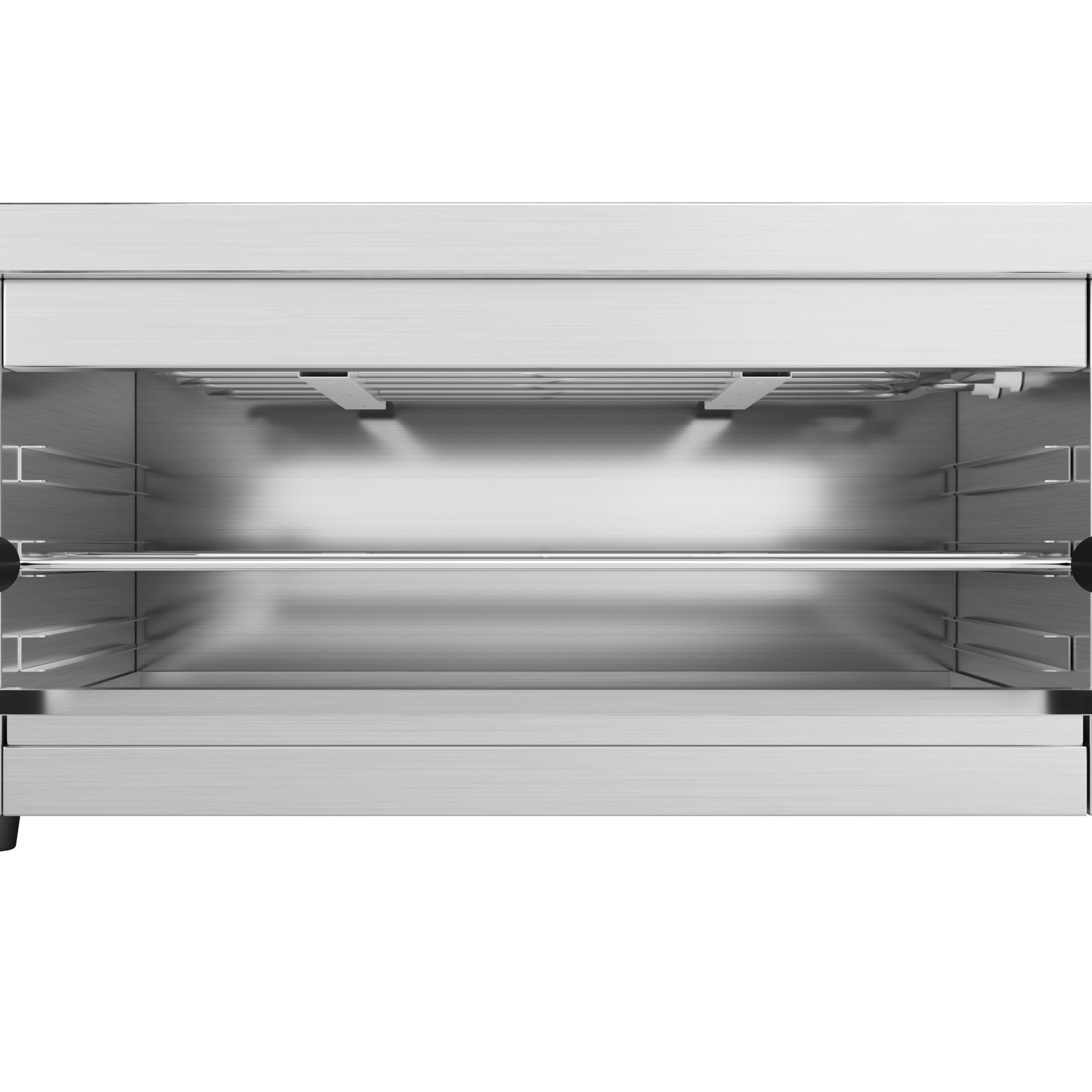 METRO Professional GSL1001 Salamandra con colector de restos, acero inoxidable, 28 x 61 x 33 cm, 2500 W