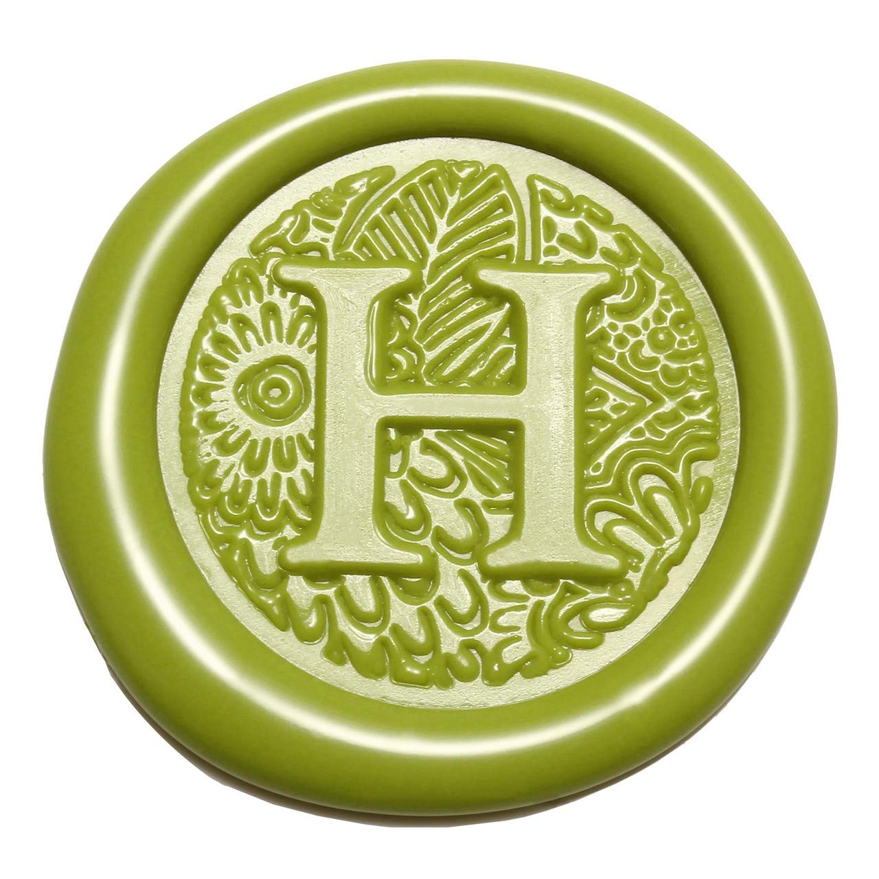Authentic Models MG200H Classic Alphabet Wax Seal Stamp - Initial Letter H 3 thumbnail image