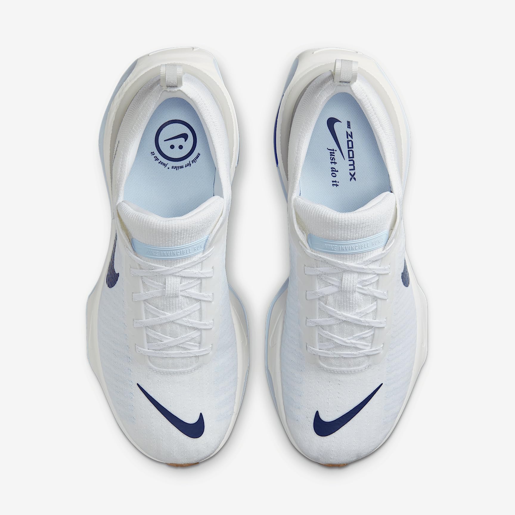 NIKE Zapatillas de Correr para Hombre Invincible 3, White Blue Void Blue Tint Sail, 43 EU