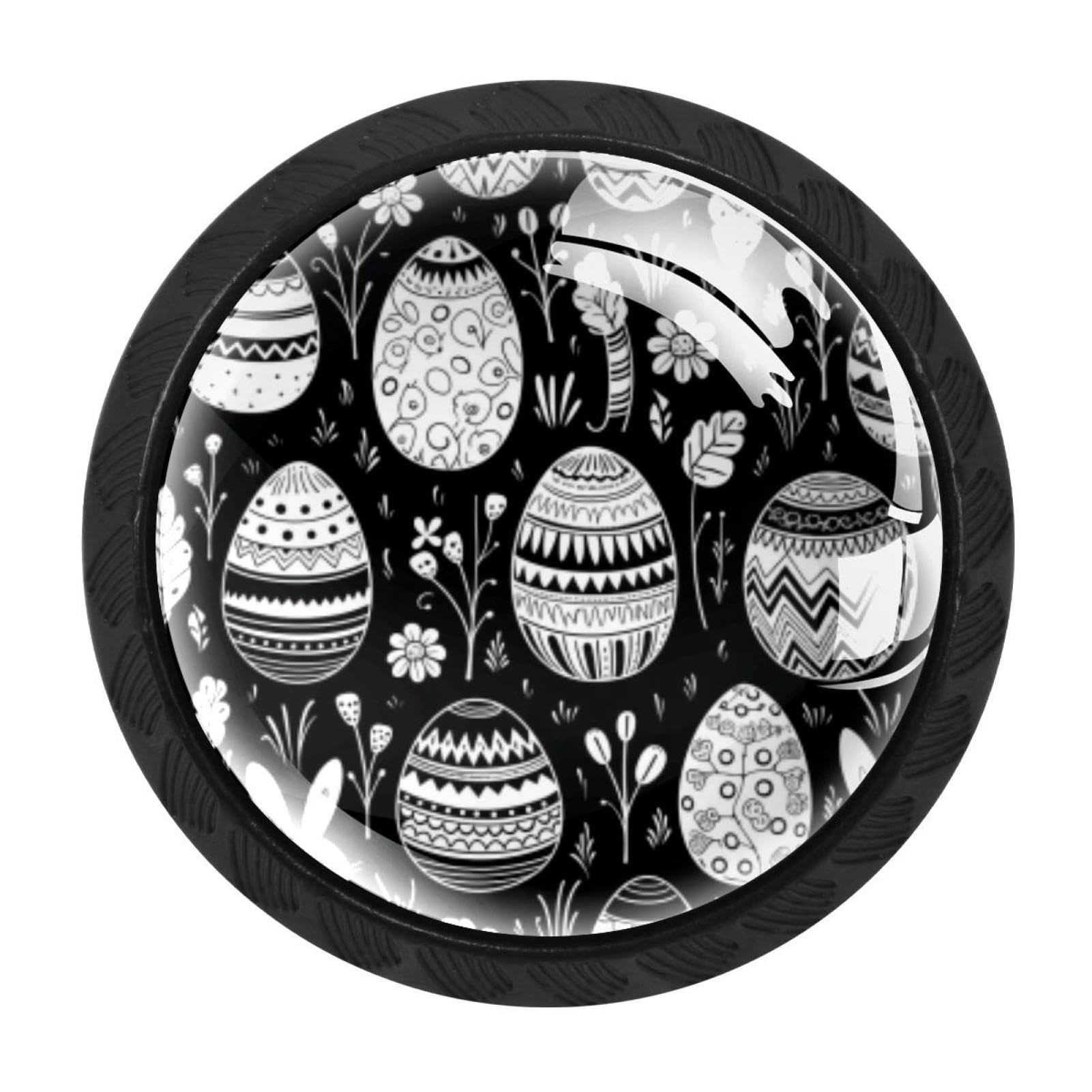 Chenzzzz Multicolored 05 4 Pack Easter Kitchen Cabinet Knobs Drawer Knobs Dresser Knobs Matte Black Zinc Knobs Drawer Pulls Door Knobs Dresser Drawer Handles Knobs For Dresser Drawers