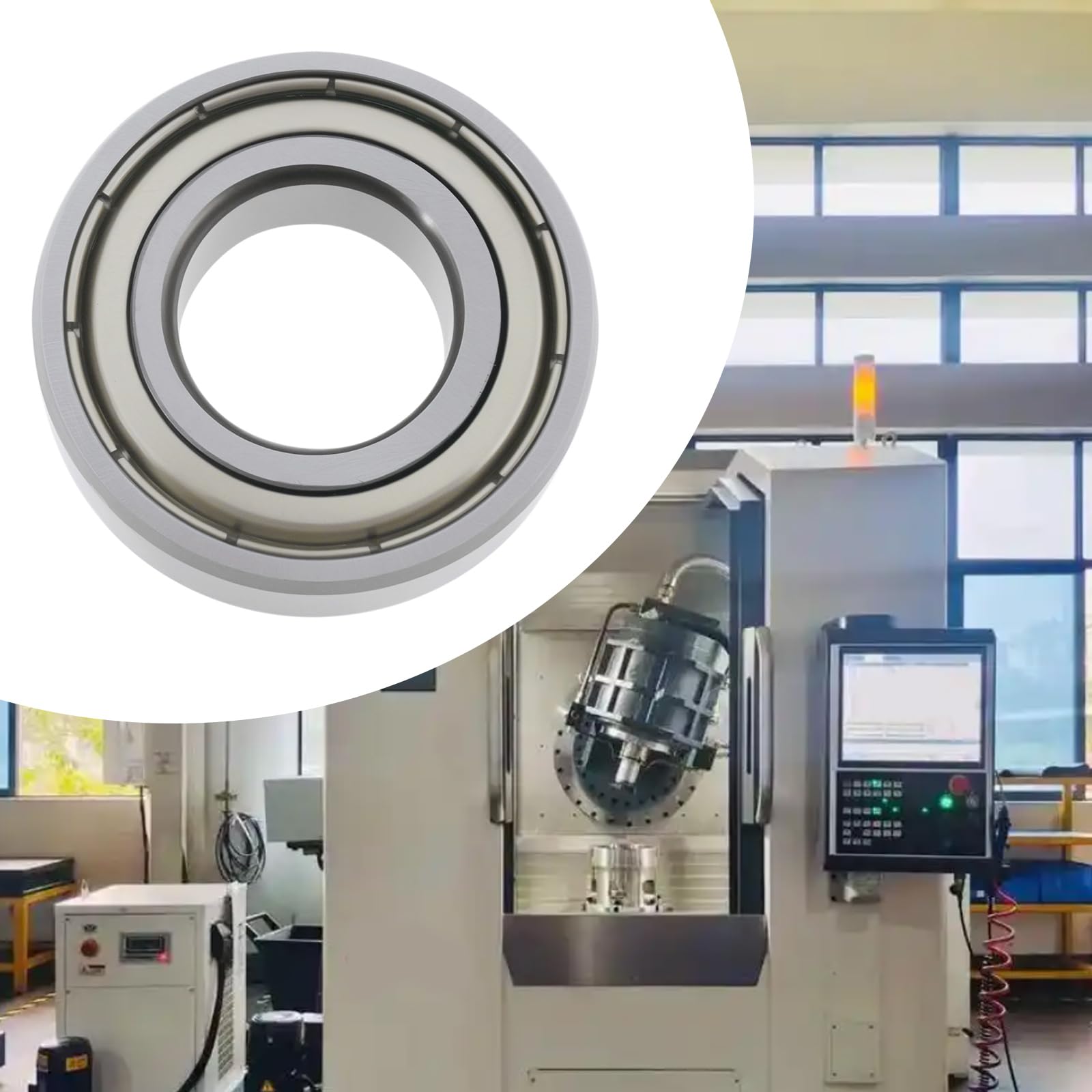 LT Easiyl 10Pcs Metal Deep Groove Ball Bearing 6003 2Z / ZZ 17x35x10 mm Metal Shielded Bearing for Industrial and Automotive Applications - Image 3