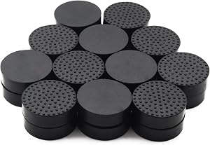 24 Pack Invisible Pot Feet with Enhanced Non-Slip Surface Grip Plant Pots and Flowers, Solid Rubber Pots Risers, Pot Lifters for Indoor or Outdoor Planters