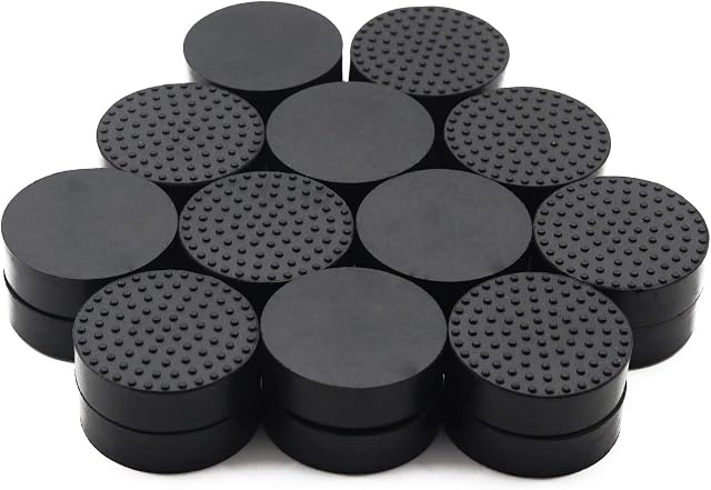 24 Pack Invisible Pot Feet with Enhanced Non-Slip Surface Grip Plant Pots and Flowers, Solid Rubber Pots Risers, Pot Lifters for Indoor or Outdoor Planters