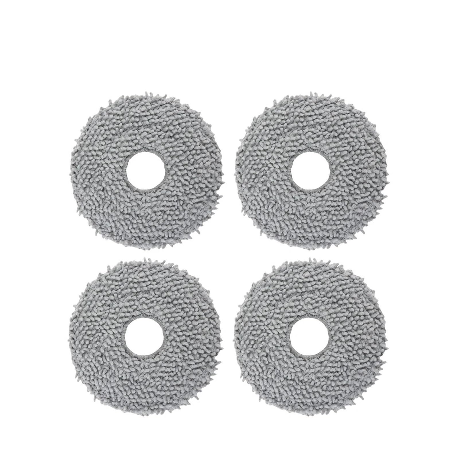 HIZON Robot Vacuum Cleaner Spare Parts Mop Cloth Pad，Compatible For Xiaomi，S10+ / S10 Plus / S20 Plus(Mop-4PCS)