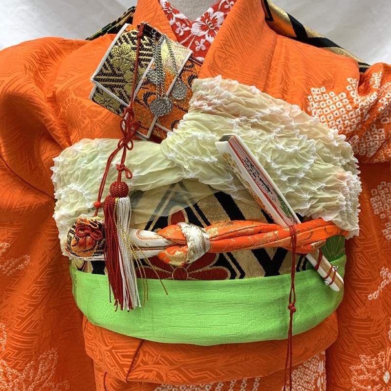 407ag10□七五三 七歳 女児 着物&丸帯 絞り染め□美品 Amazon.co.jp: 407ag10七五三 七歳 女児 着物&丸帯 絞り染め