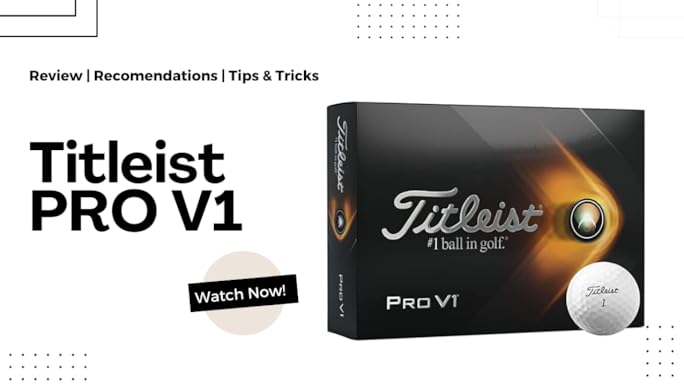 Amazon.com : Titleist Pro V1 Golf Balls, White, Standard