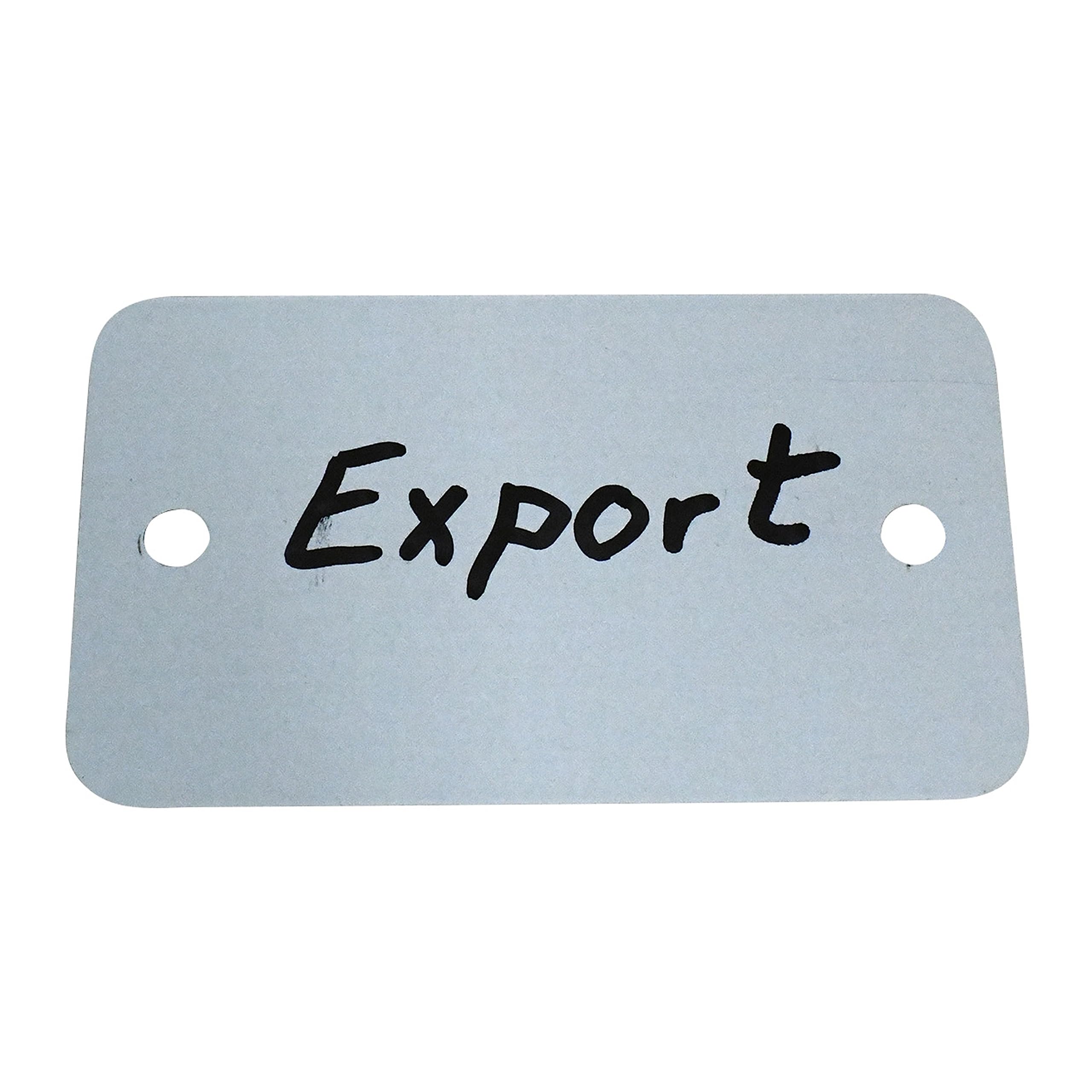 Warenanhänger aus Metall 45x75 mm Metalletiketten 605351 Metallanhänger Hängeetiketten (1000)
