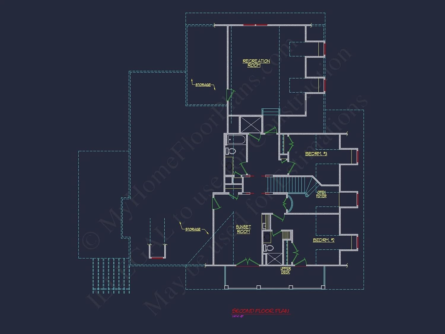 8-1562 HOUSE PLAN - Elegant Southern Farmhouse House Plan with CAD Designs
