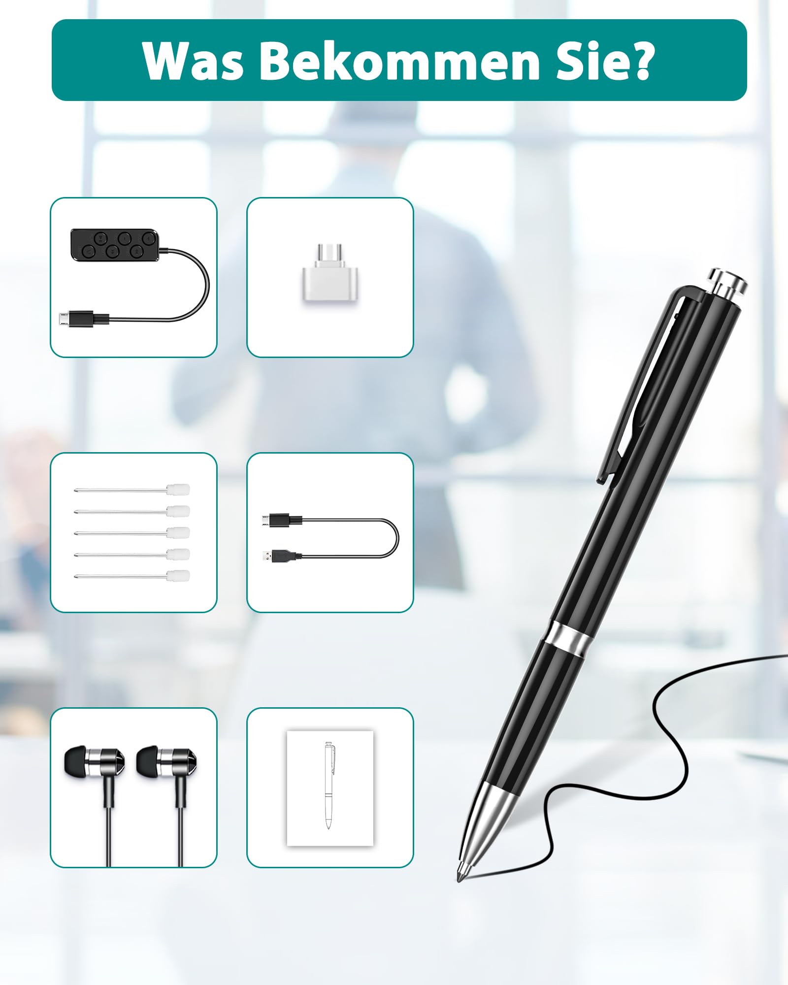 64GB Diktiergerät, XIXITPY Sprachaktivierter Aufnahmegerät mit 908 Stunden Aufnahmekapazität und One-Touch-Aufnahme, Voice Recorder für Vorlesungen Meetings Klassen Interviews