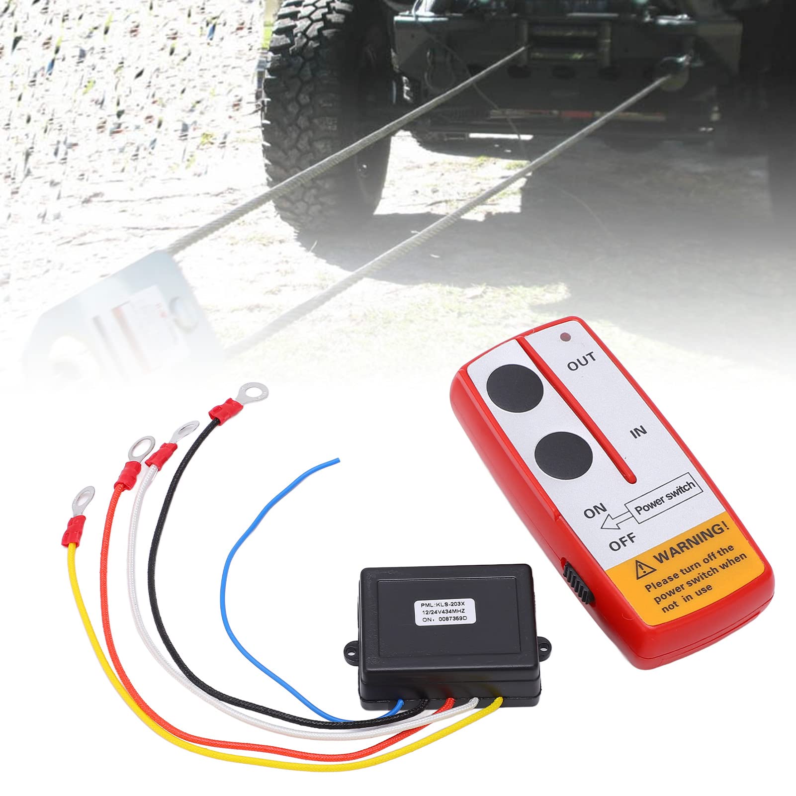12V Wireless Winch Remote Control Kit Handset For Car ATV SUV UTV Universal Edition - View #3