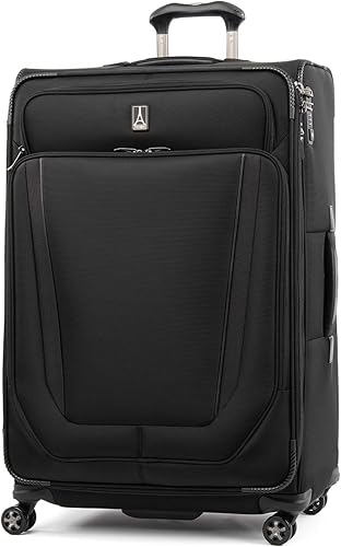 Travelpro Crew Versapack - Maleta giratoria extensible Softside Negro azabache 407186901
