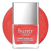 Vista 10 de butter LONDON Patent Shine 10X Nail Lacquer Polish - Gel-Like Finish & Chip-Resistant Nail Lacquer Helps Protects & Strengthens Nails - Vegan &