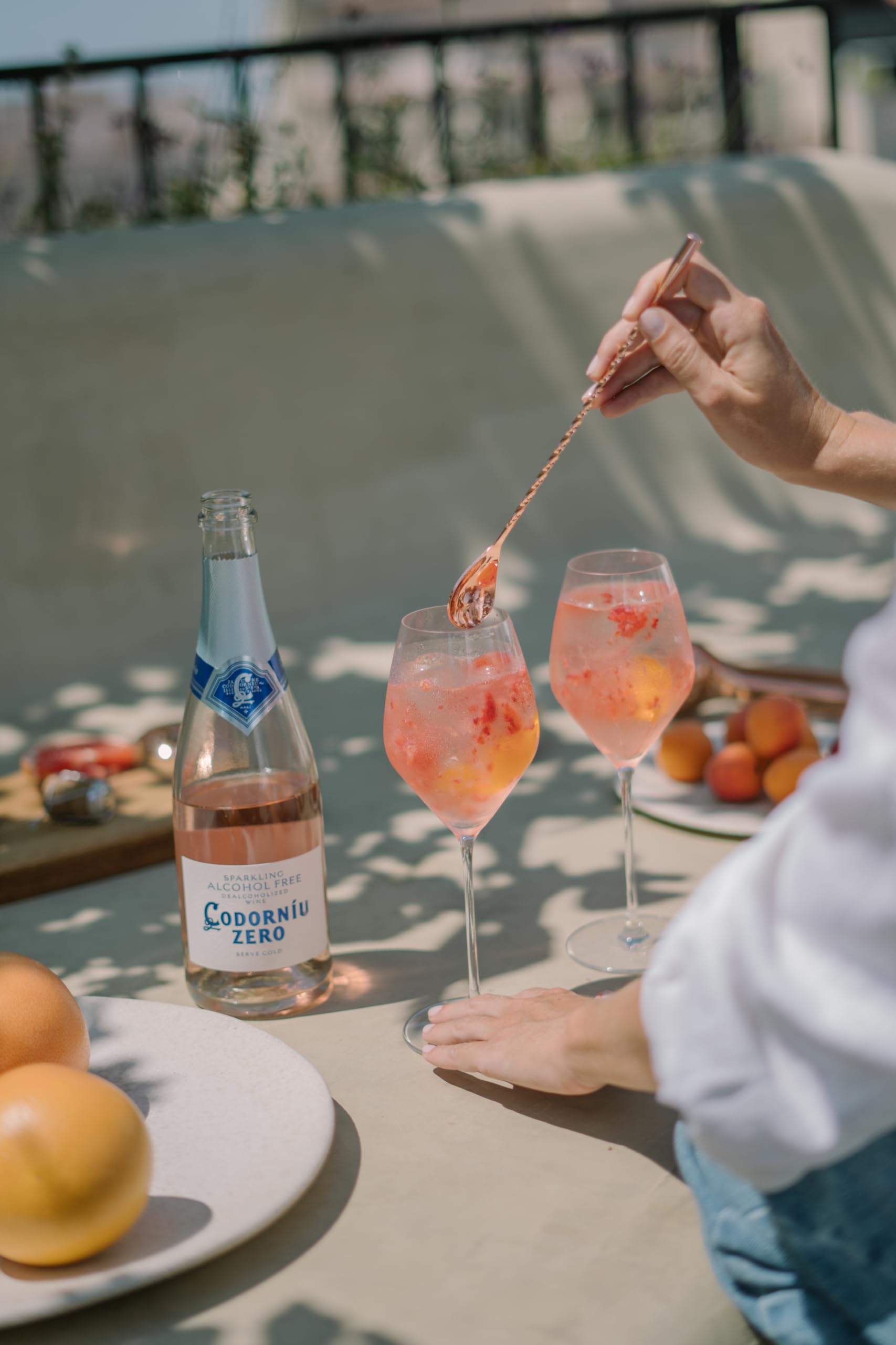 Codorníu Zero Rosé - Espumoso sin alcohol rosado, pack 6 botellas, 75cl