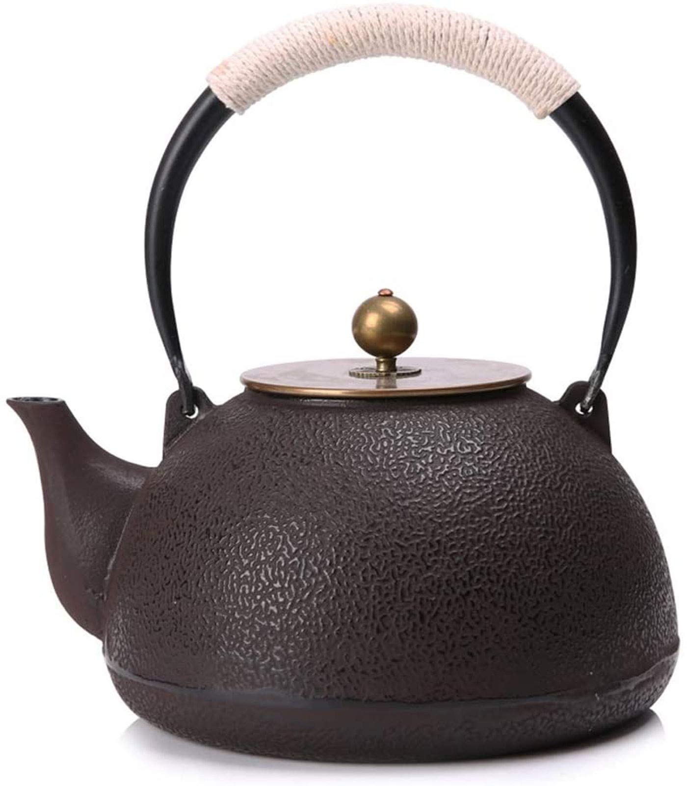 MGEMJMJ Tea Kettle Japanese Style Cast Iron Tea Pots With Insulation Handle, Tetsubin Tea Kettle For Loose Leaf Tea And Teabags,1500ML